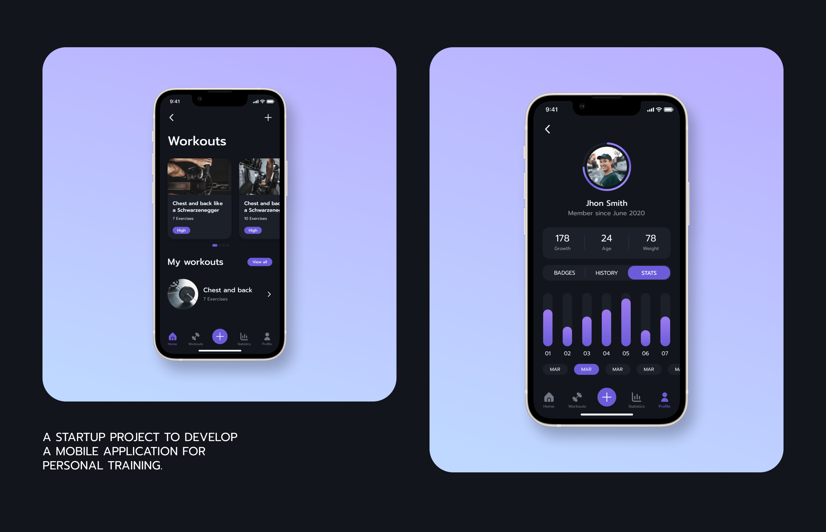 Fitness Body | Workout mobile app — Изображение №2 — Интерфейсы на Dprofile