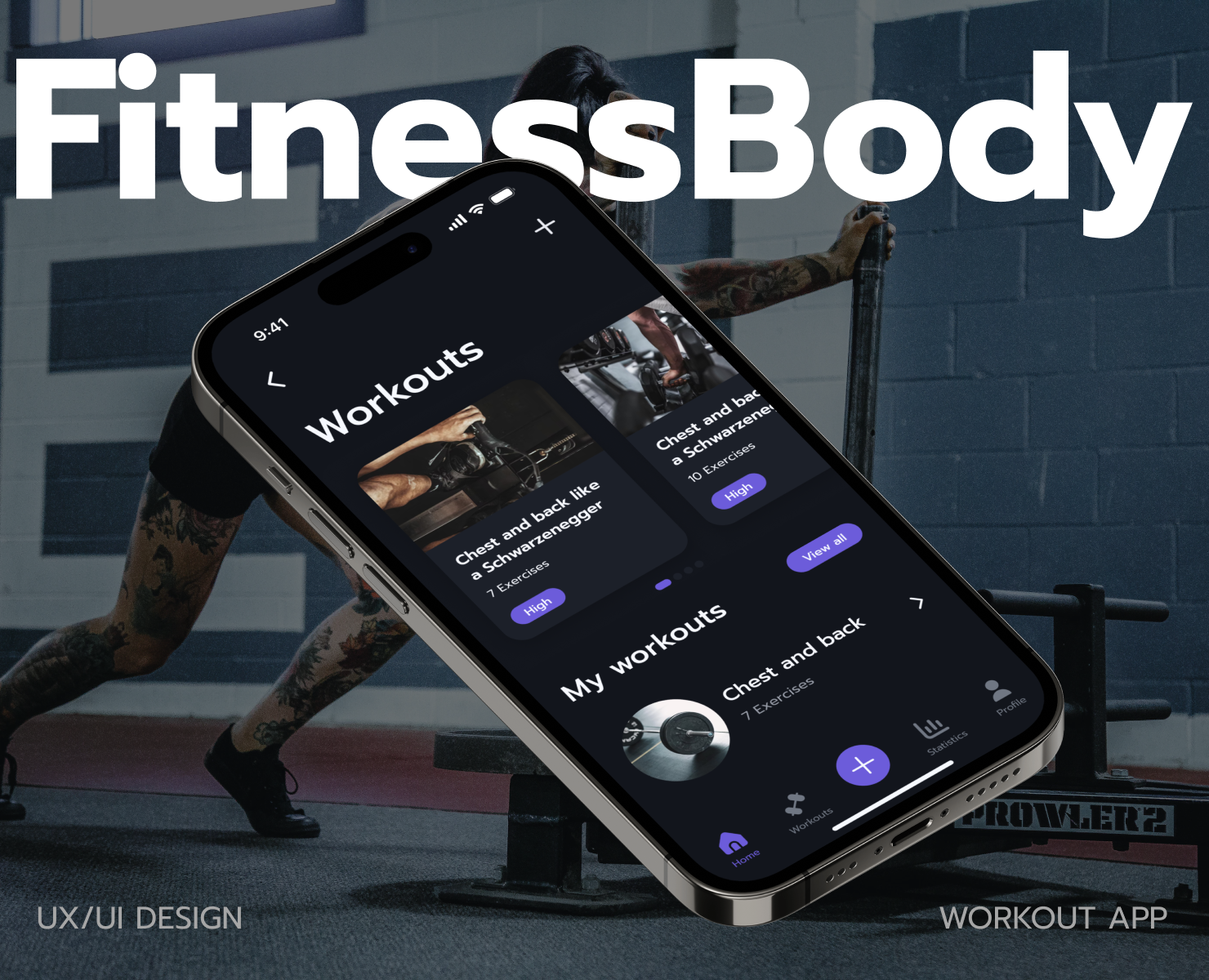 Fitness Body | Workout mobile app — Интерфейсы на Dprofile