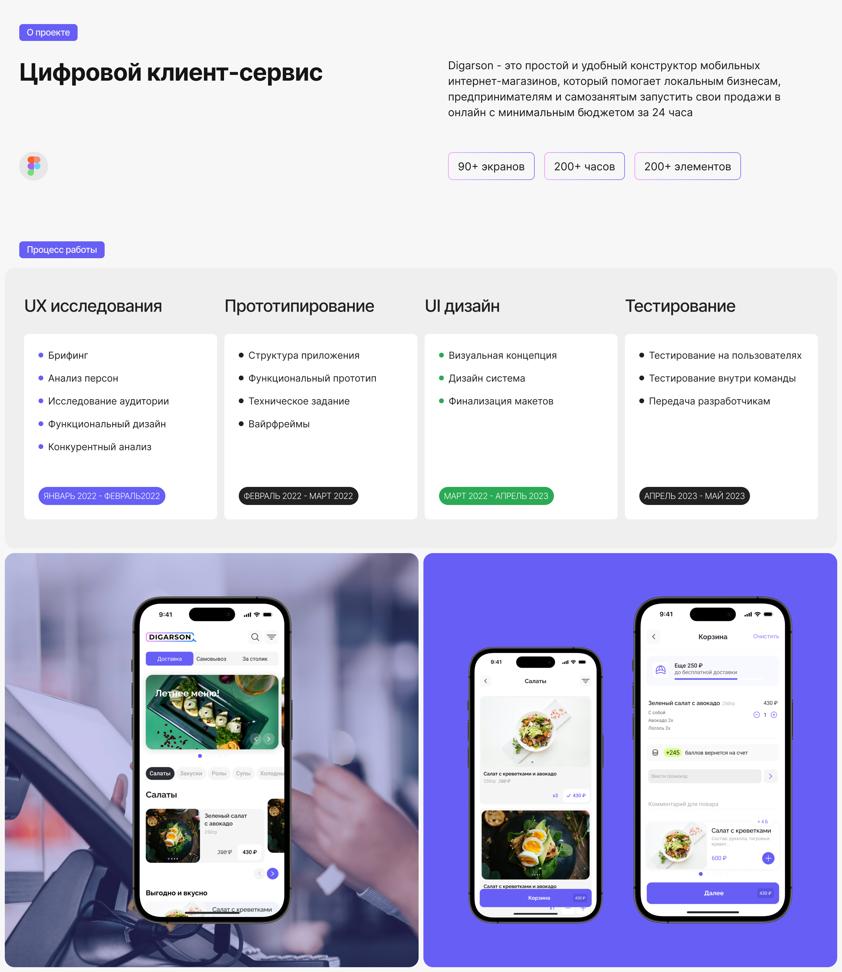 DIGARSON | Online store builder — Изображение №2 — Интерфейсы на Dprofile