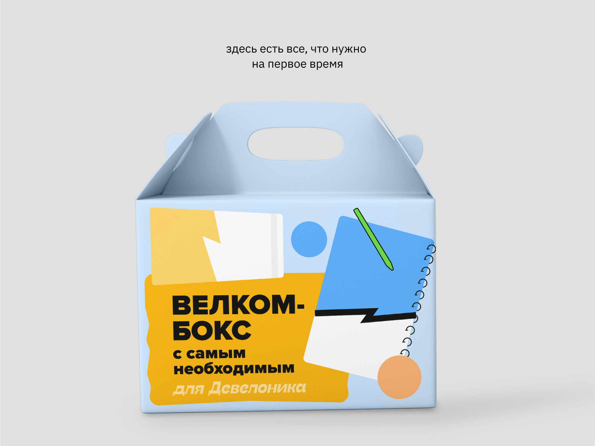 Велком бокс для Девелоники — Изображение №3 — Брендинг, Иллюстрация на Dprofile