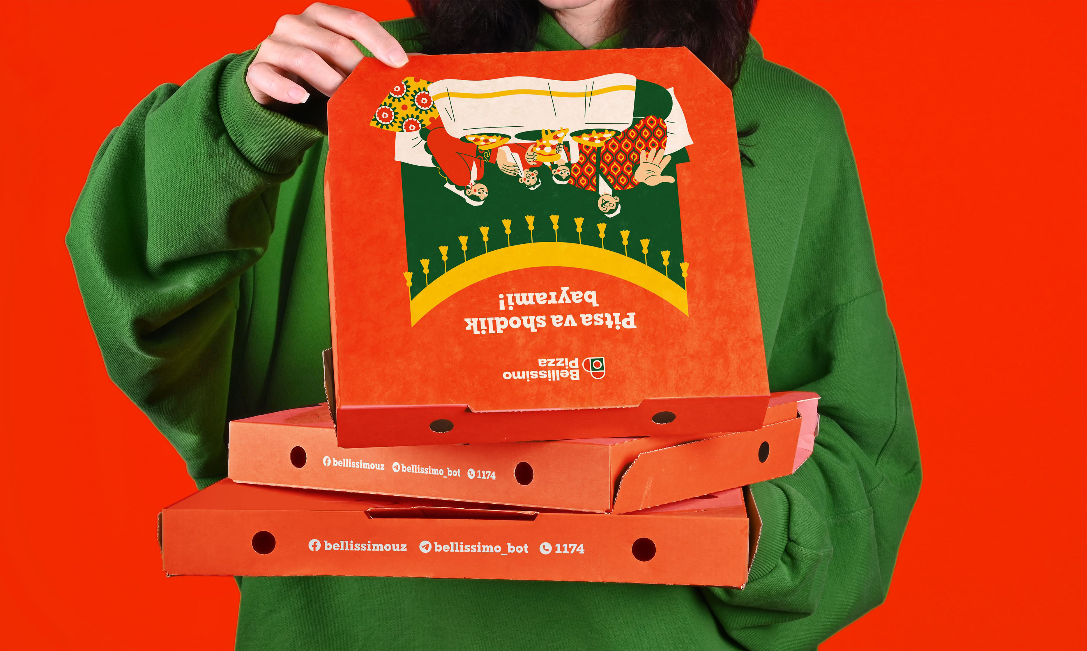Bellissimo Pizza — Изображение №26 — Брендинг, Иллюстрация на Dprofile
