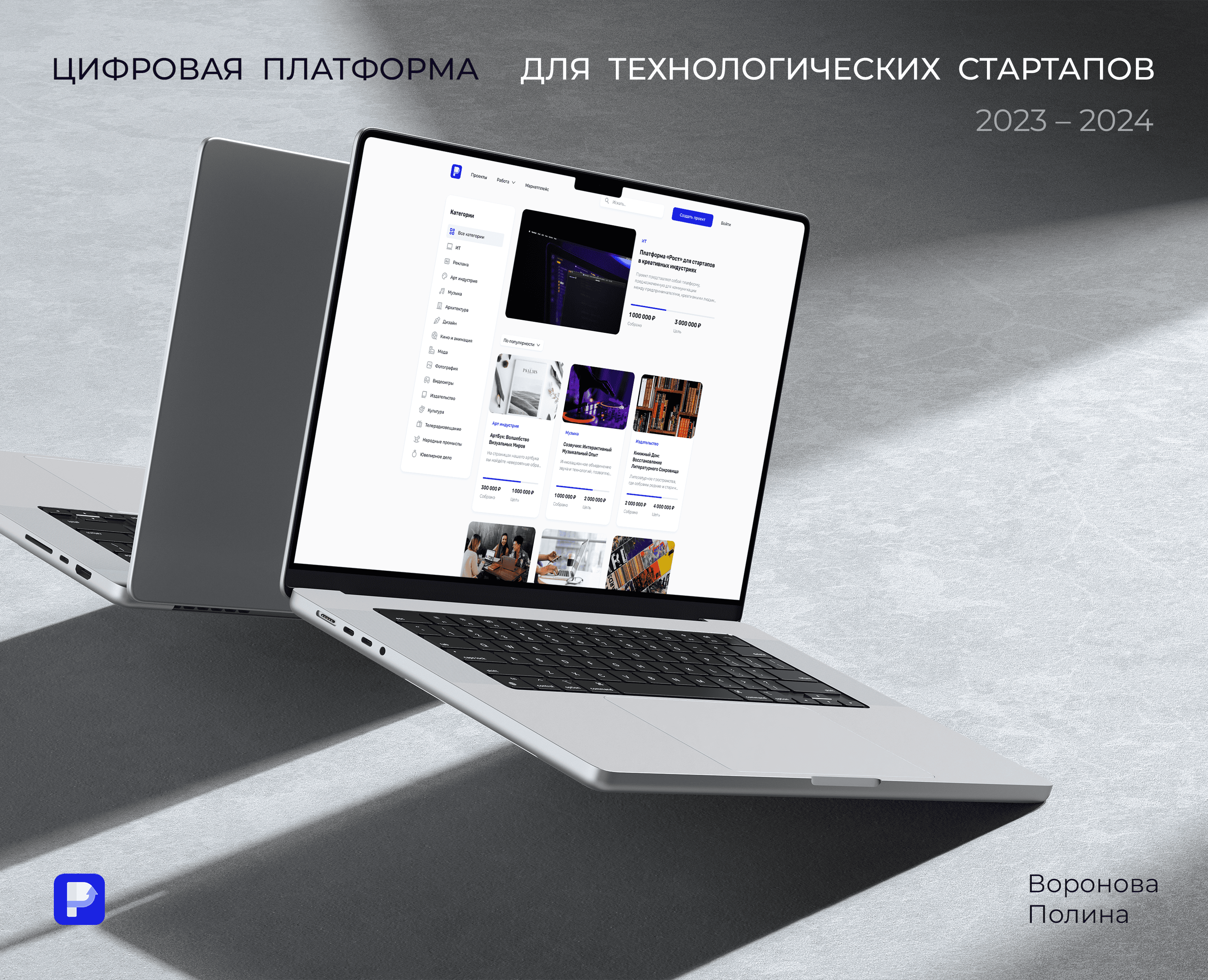 Цифровая платформа для технологических стартапов на Dprofile