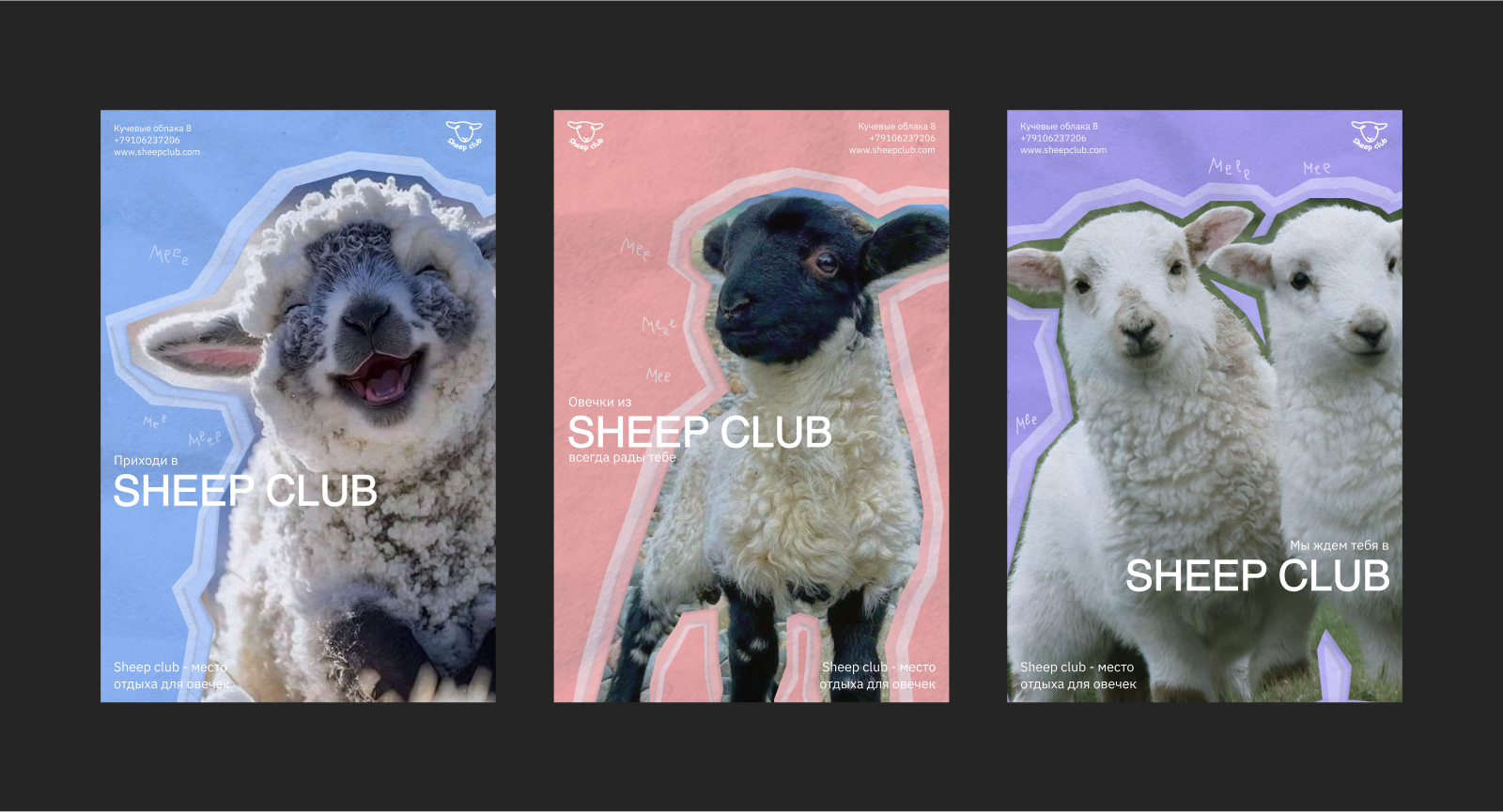 Серии плакатов для Sheep club — Изображение №10 — Графика, Маркетинг на Dprofile
