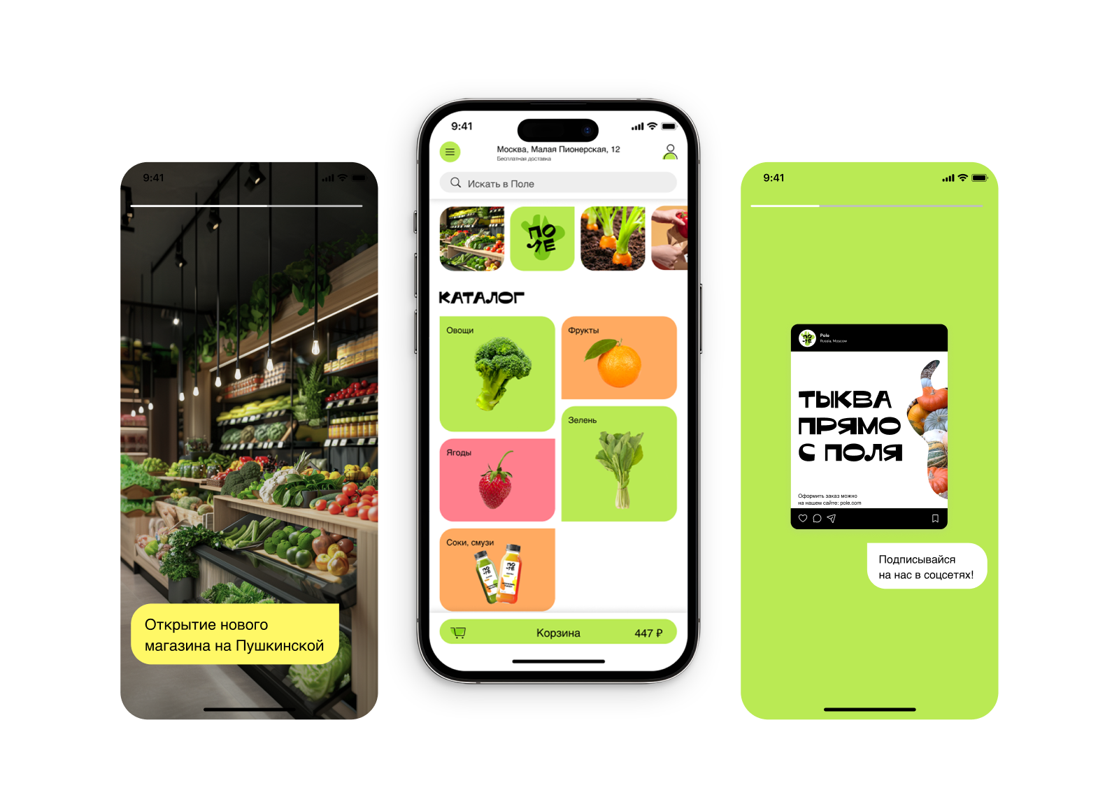 Брендинг магазина органических продуктов Поле — Изображение №14 — Брендинг, Графика на Dprofile