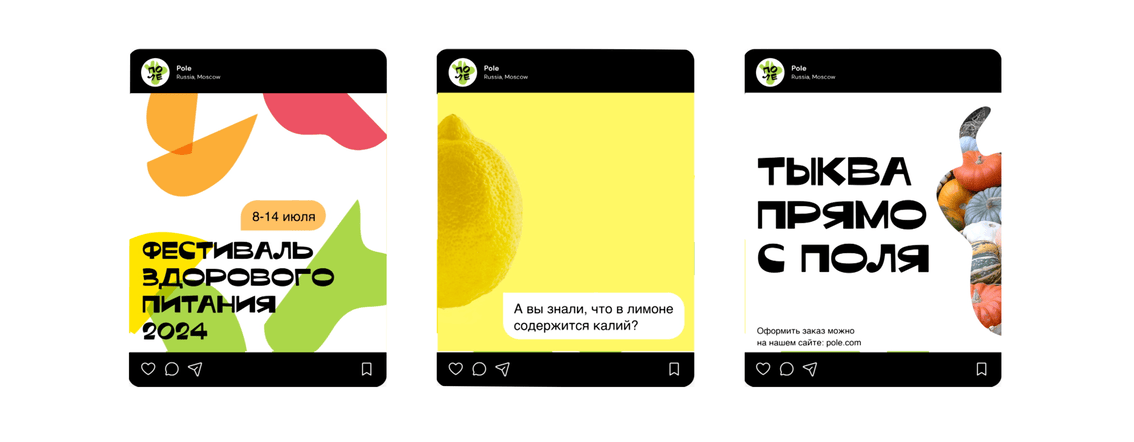 Брендинг магазина органических продуктов Поле — Изображение №12 — Брендинг, Графика на Dprofile