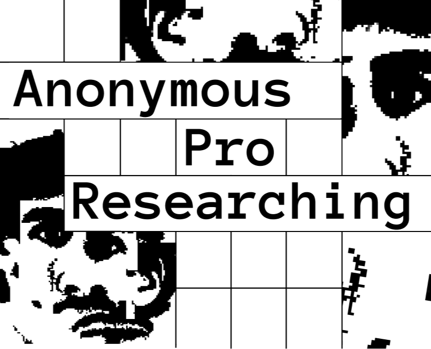 Anonymous pro — одностраничный сайт о шрифте на Dprofile