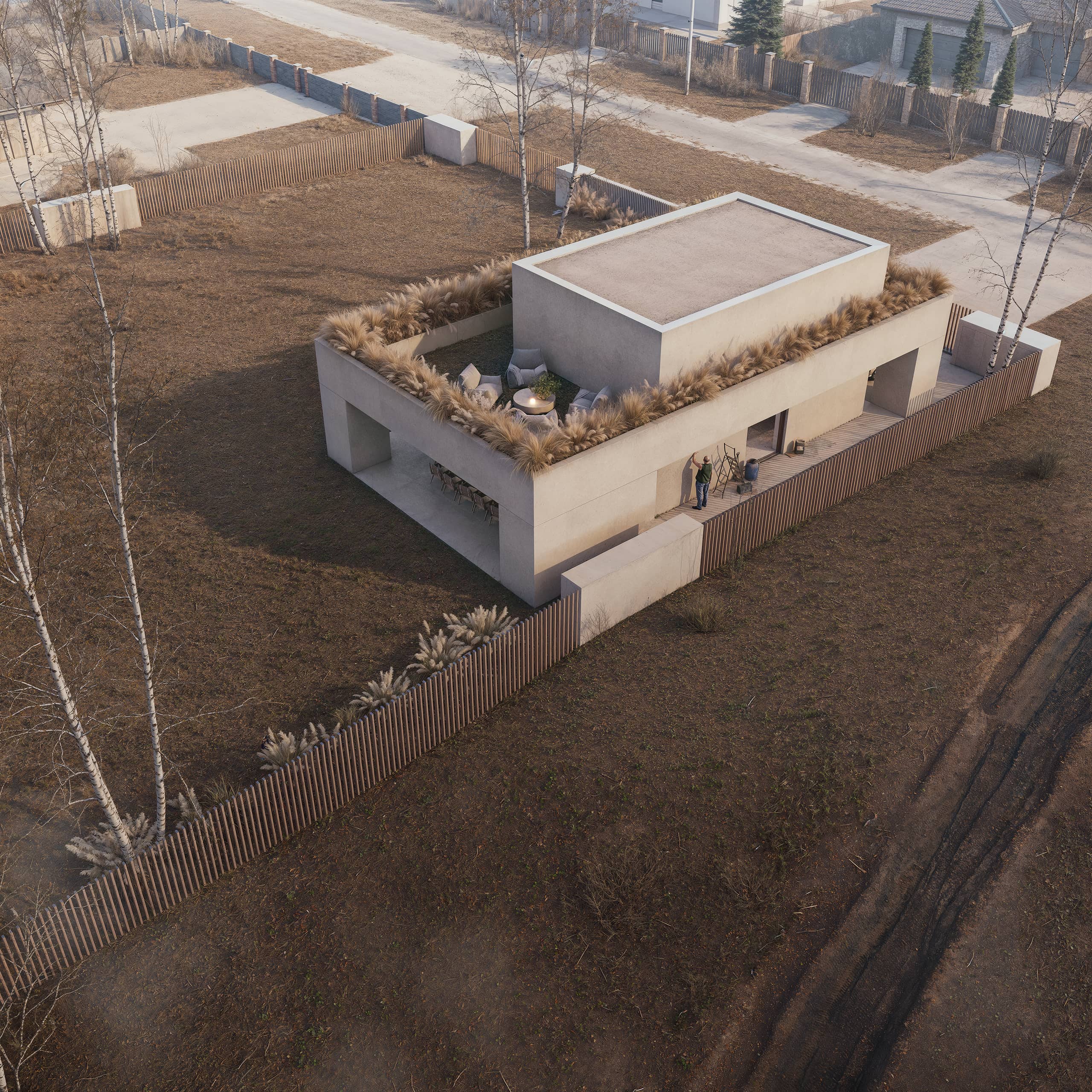 Гостевой дом Wheatfield, 100 м² — Изображение №24 — Брендинг, 3D на Dprofile