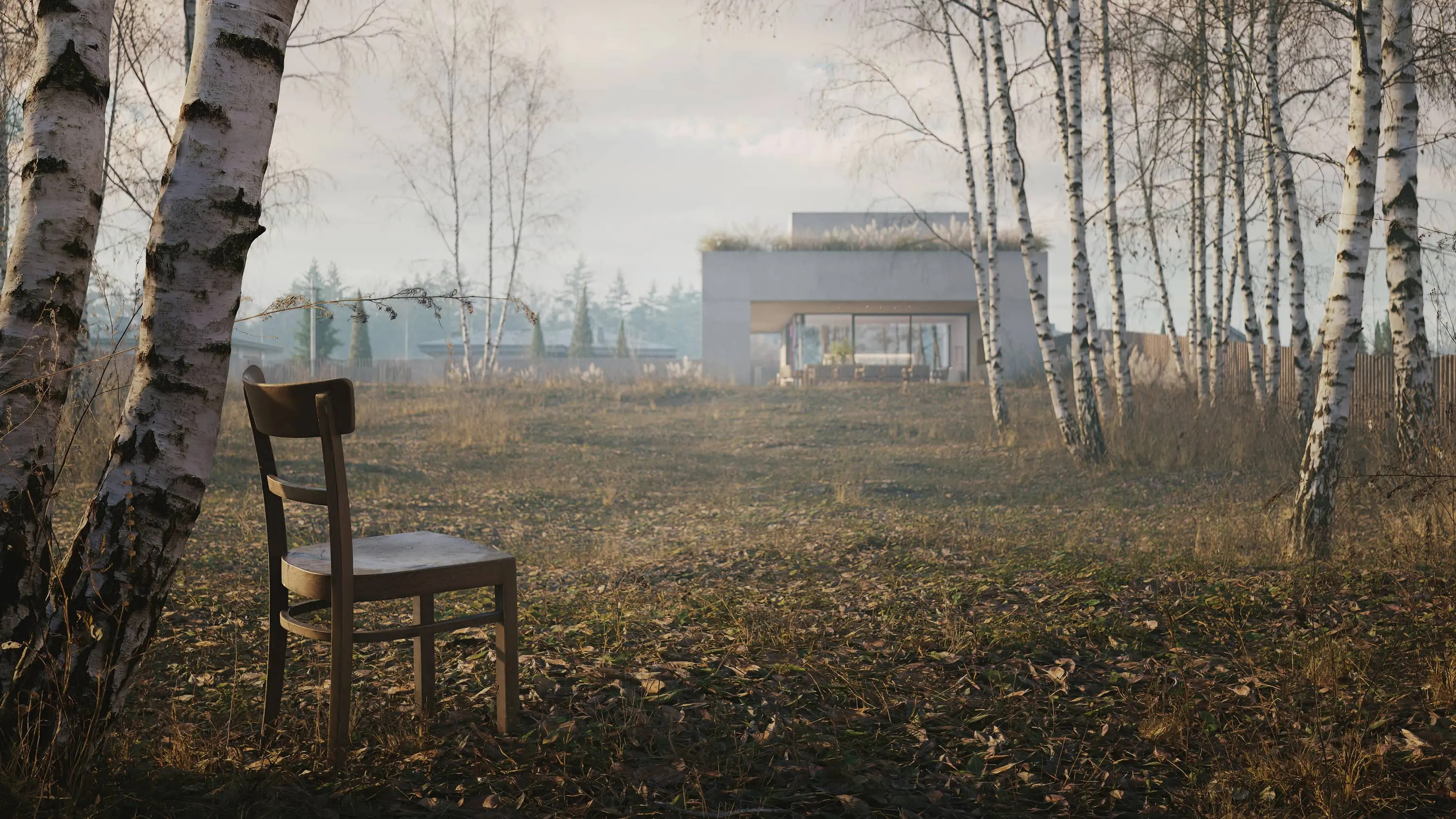 Гостевой дом Wheatfield, 100 м² — Изображение №1 — Брендинг, 3D на Dprofile