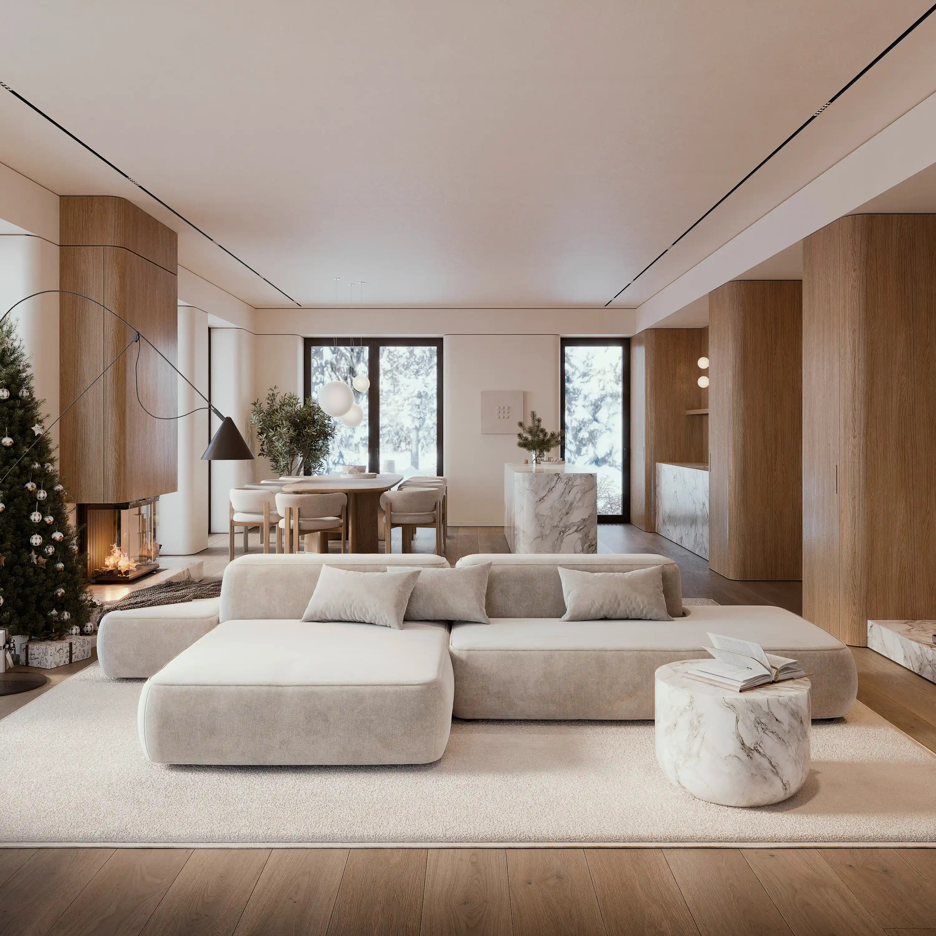 Загородный дом в Репино, 250 м² — Изображение №15 — 3D на Dprofile