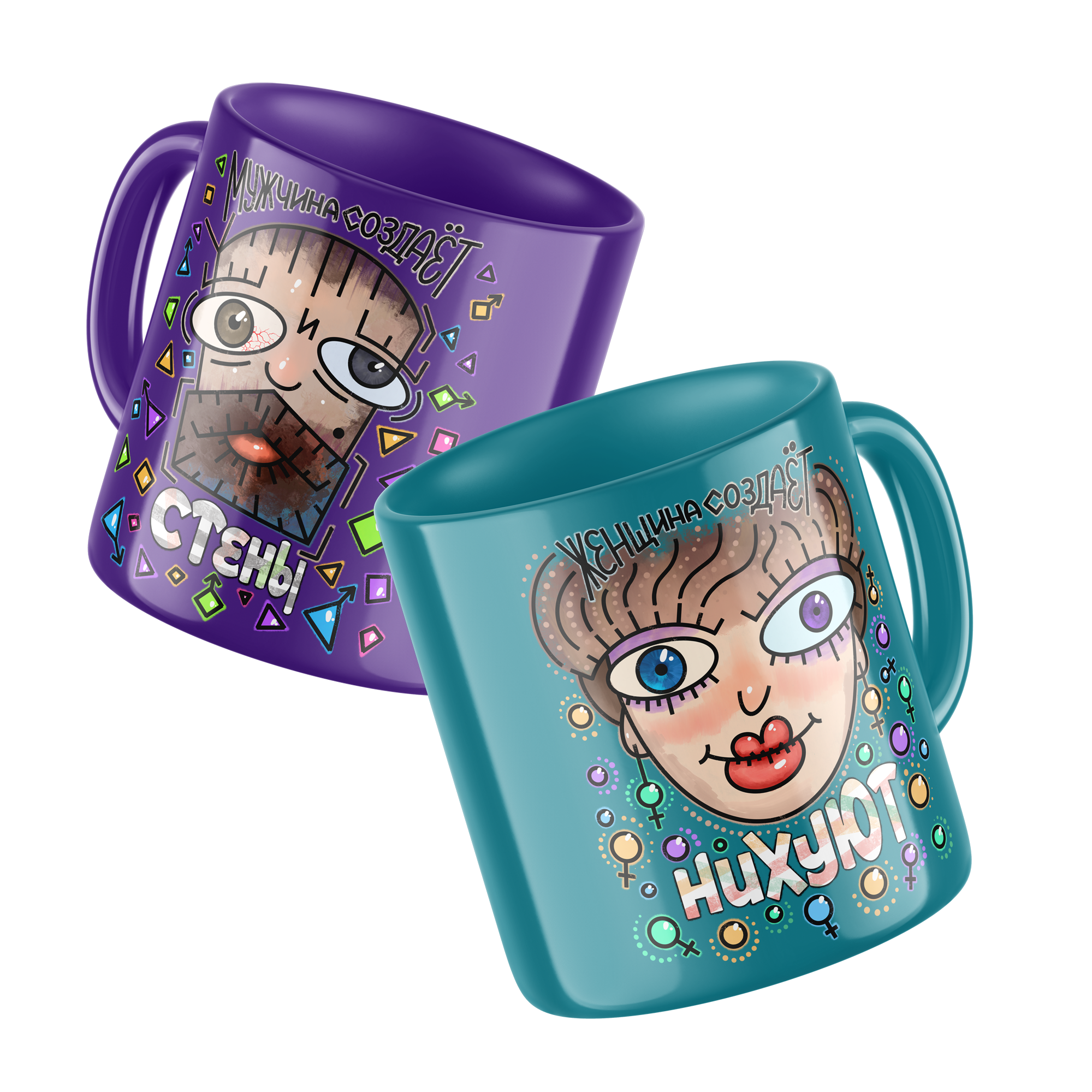 Принт «НИХУЮТ» — Изображение №4 — Брендинг, Иллюстрация на Dprofile