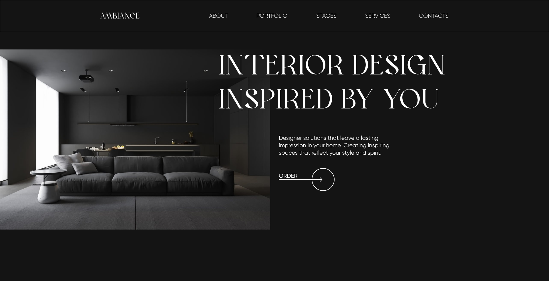 Landing page for interior design studio — Изображение №6 — Интерфейсы на Dprofile