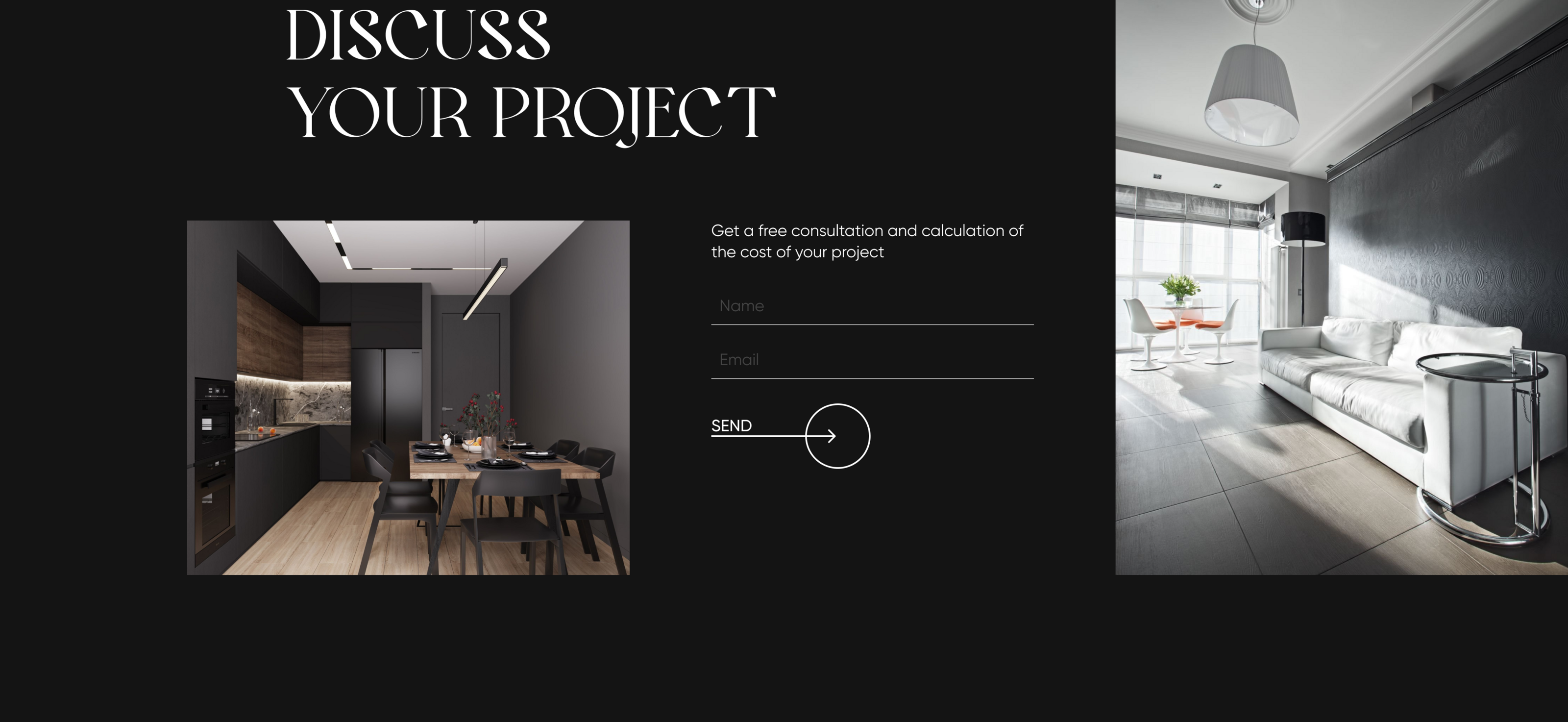Landing page for interior design studio — Изображение №14 — Интерфейсы на Dprofile