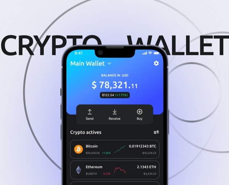 Crypto Wallet | mobile app — Интерфейсы на Dprofile