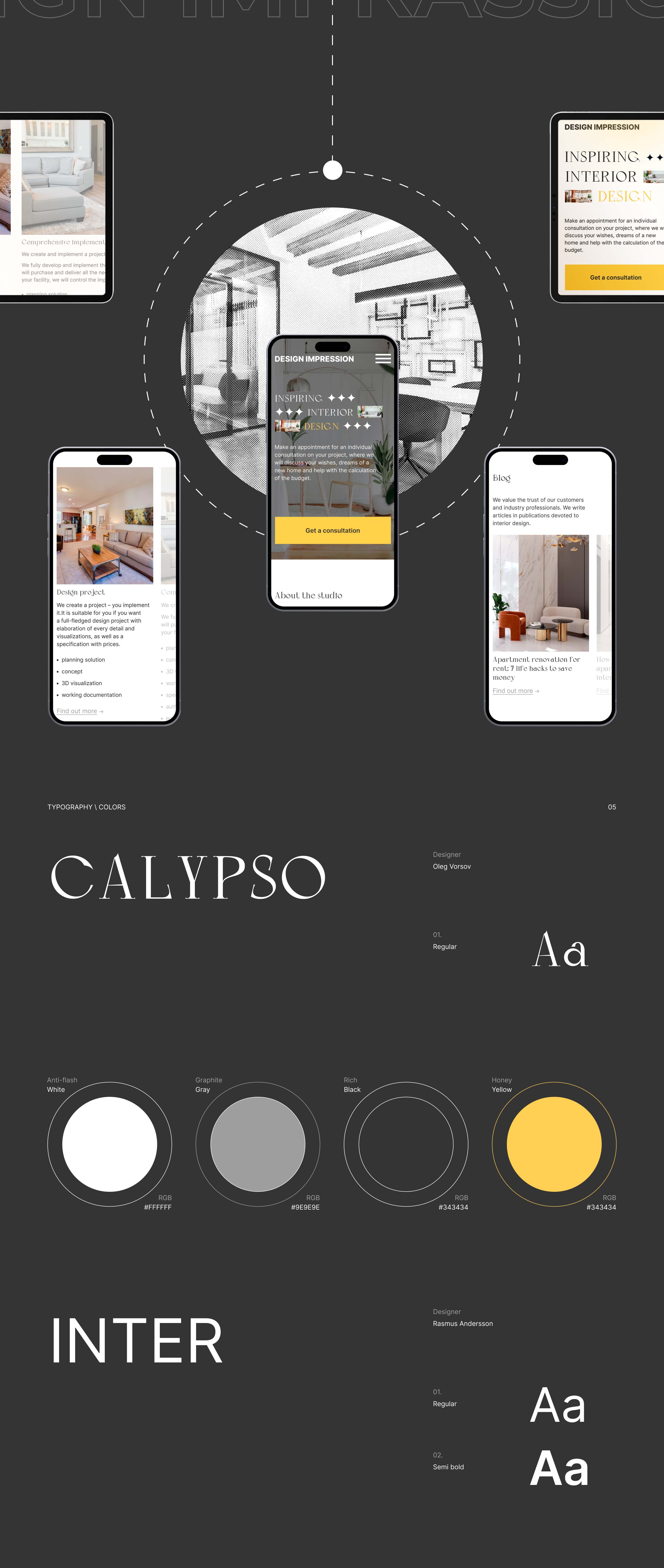 Interior design | Corporate website — Изображение №4 — Маркетинг, Интерфейсы на Dprofile