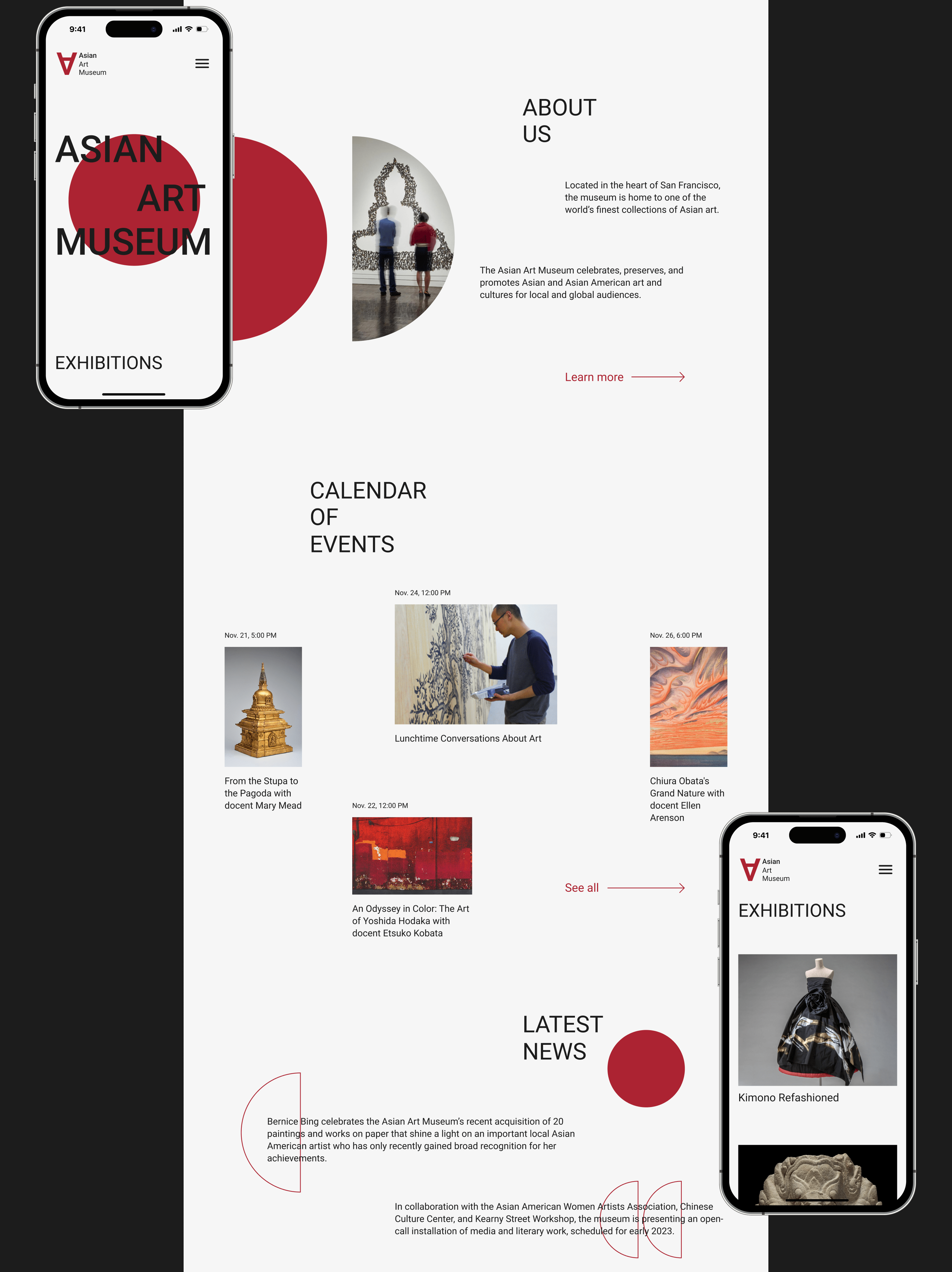 The Asian Art Museum Redesign Concept — Изображение №4 — Интерфейсы, Брендинг на Dprofile