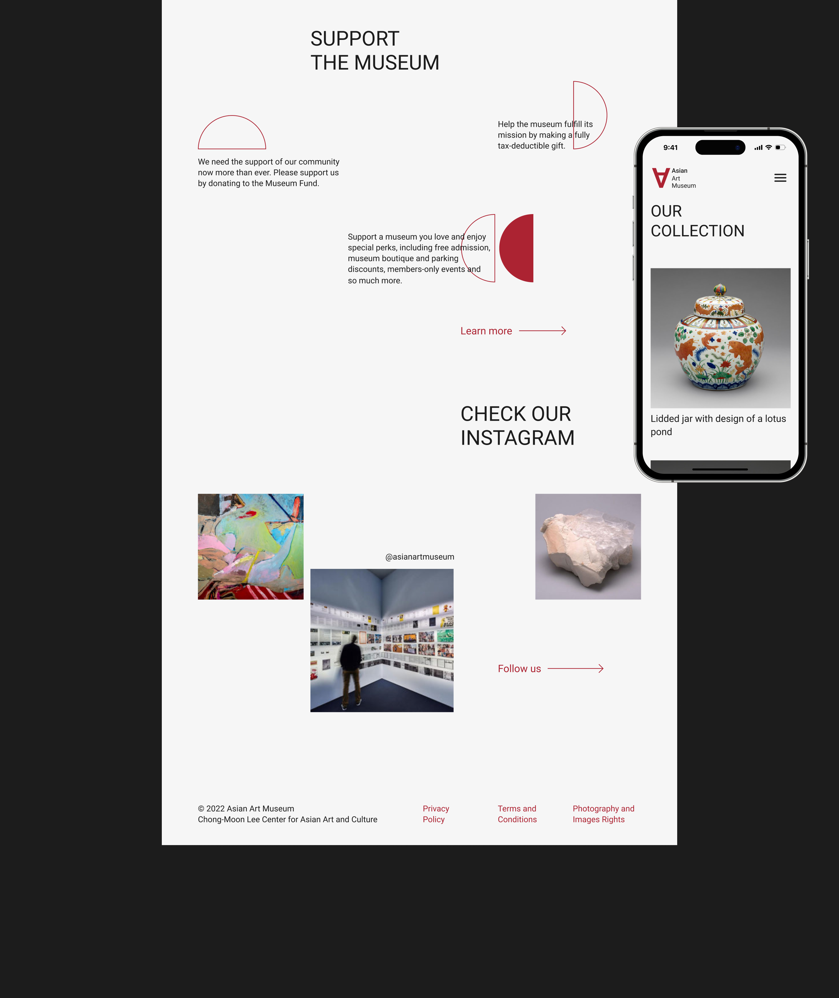 The Asian Art Museum Redesign Concept — Изображение №7 — Интерфейсы, Брендинг на Dprofile