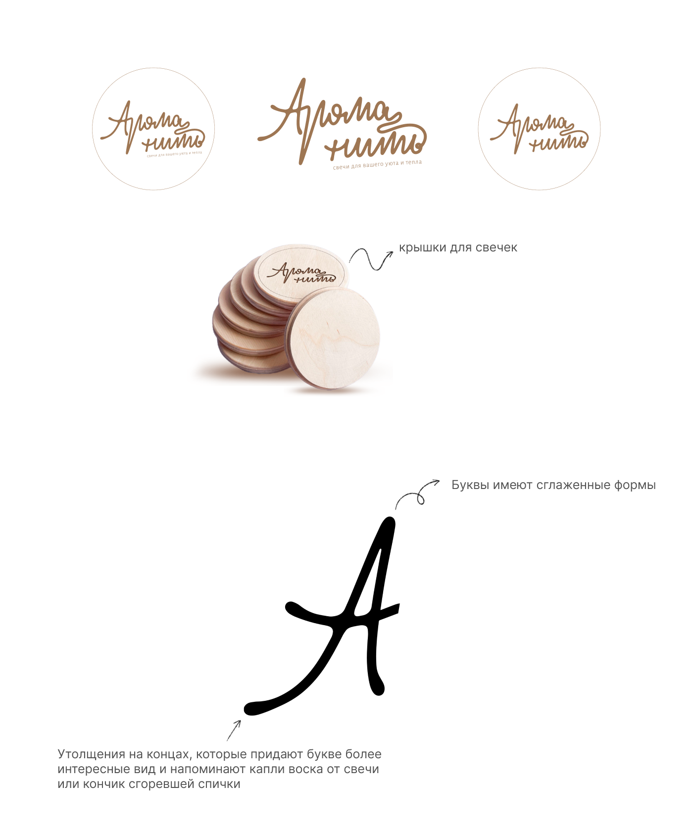 Арома нить | Ароматические свечи | Candle | Logotype — Изображение №4 — Брендинг на Dprofile
