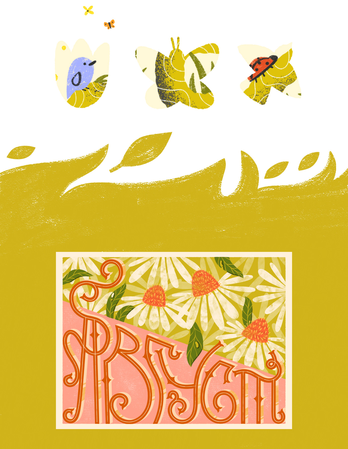 Леттеринг-иллюстрации | Открытки | Lettering — Изображение №2 — Иллюстрация, Графика на Dprofile