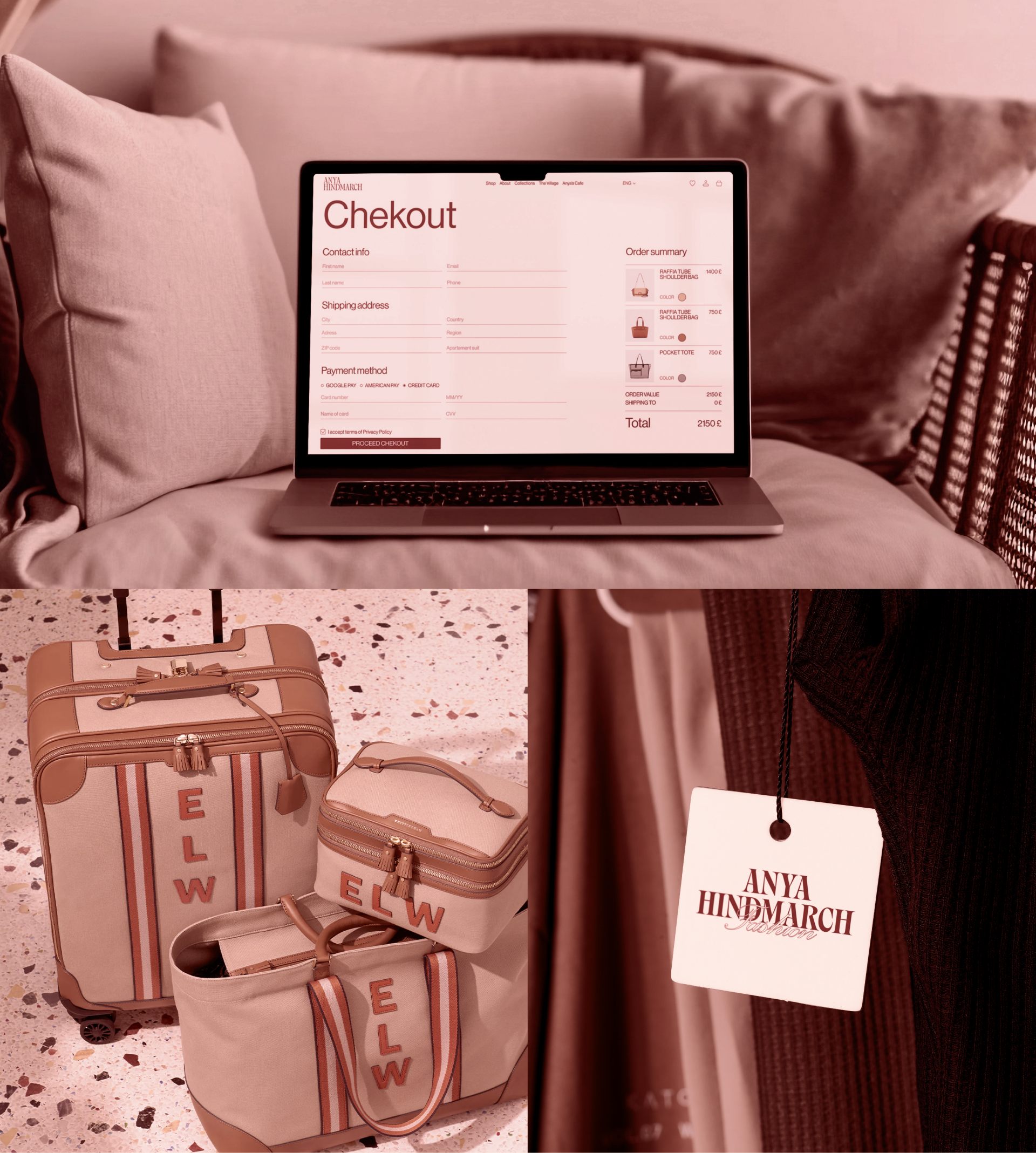 Anya Hindmarch |web & branding — Изображение №11 — Интерфейсы, Анимация на Dprofile