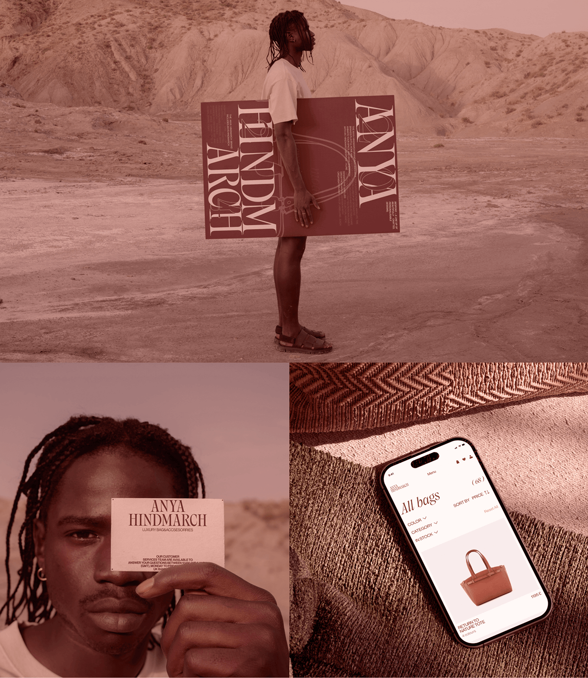 Anya Hindmarch |web & branding — Изображение №5 — Интерфейсы, Анимация на Dprofile