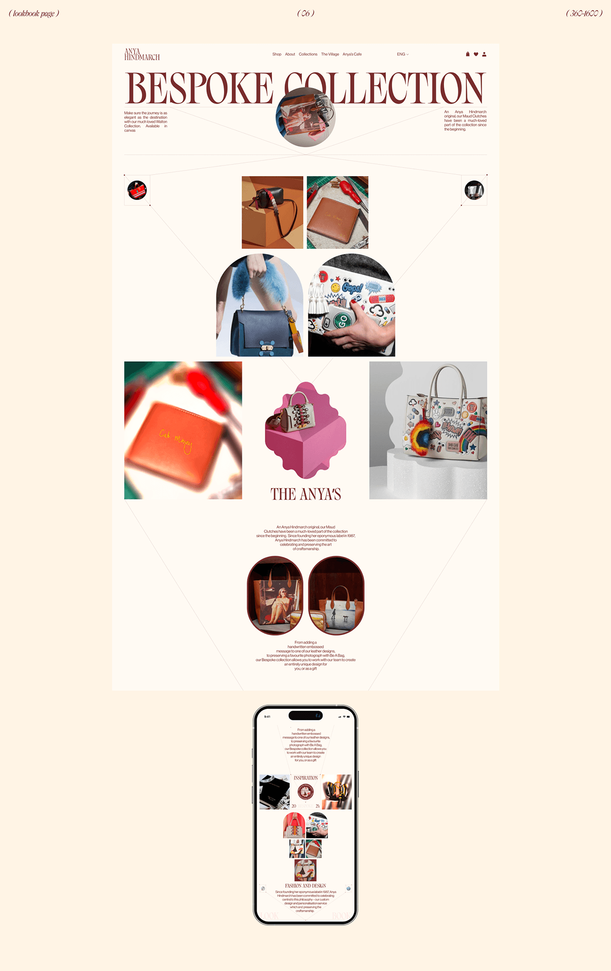Anya Hindmarch |web & branding — Изображение №13 — Интерфейсы, Анимация на Dprofile