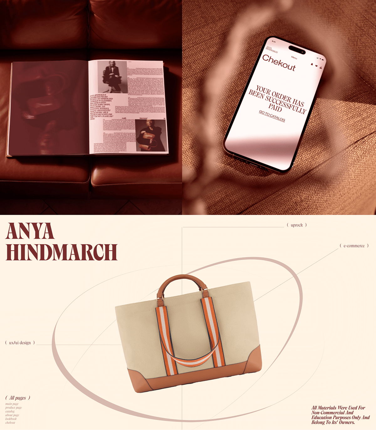 Anya Hindmarch |web & branding — Изображение №14 — Интерфейсы, Анимация на Dprofile