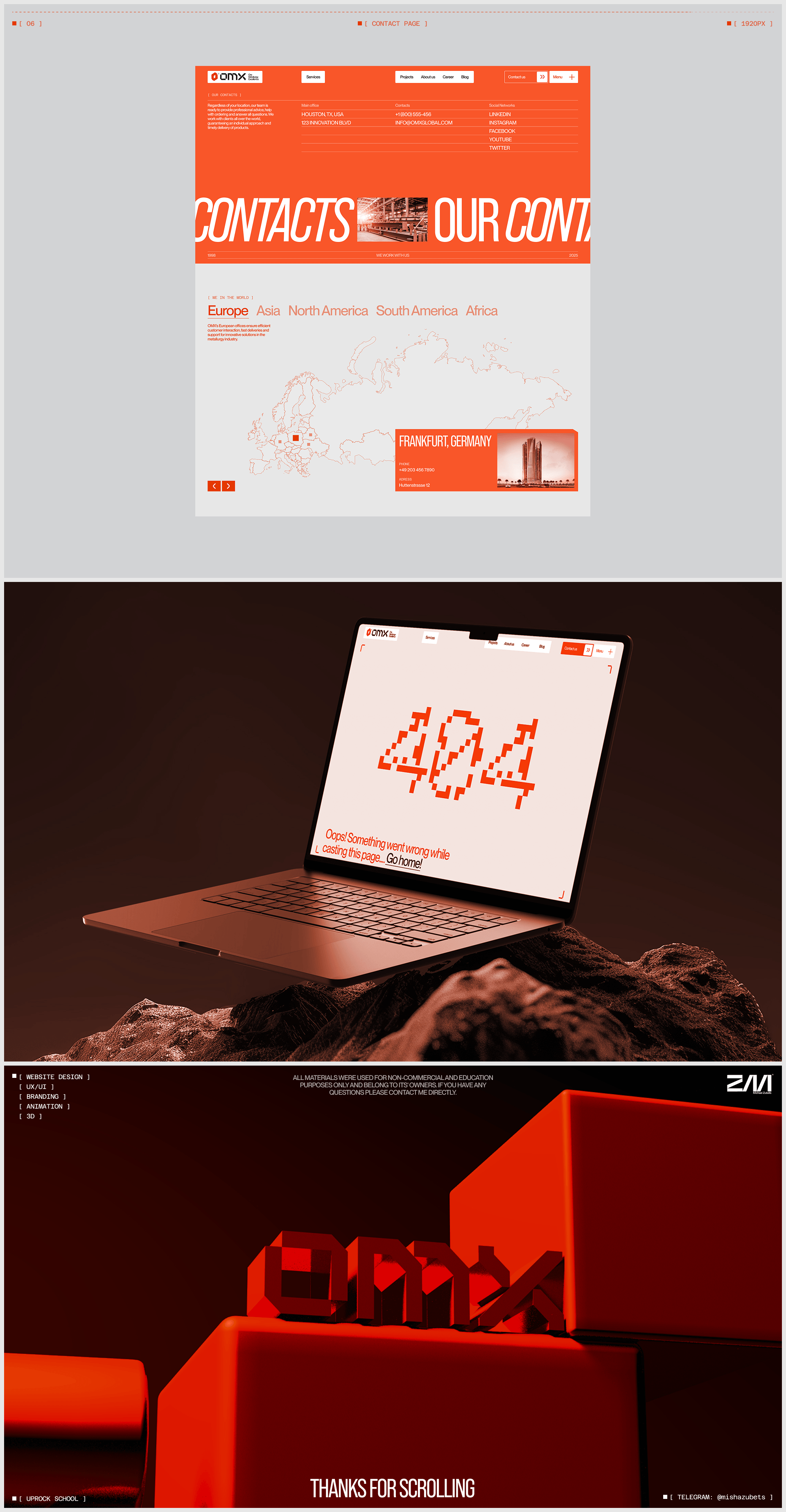 OMX | Web & Branding — Изображение №7 — Интерфейсы, Брендинг на Dprofile