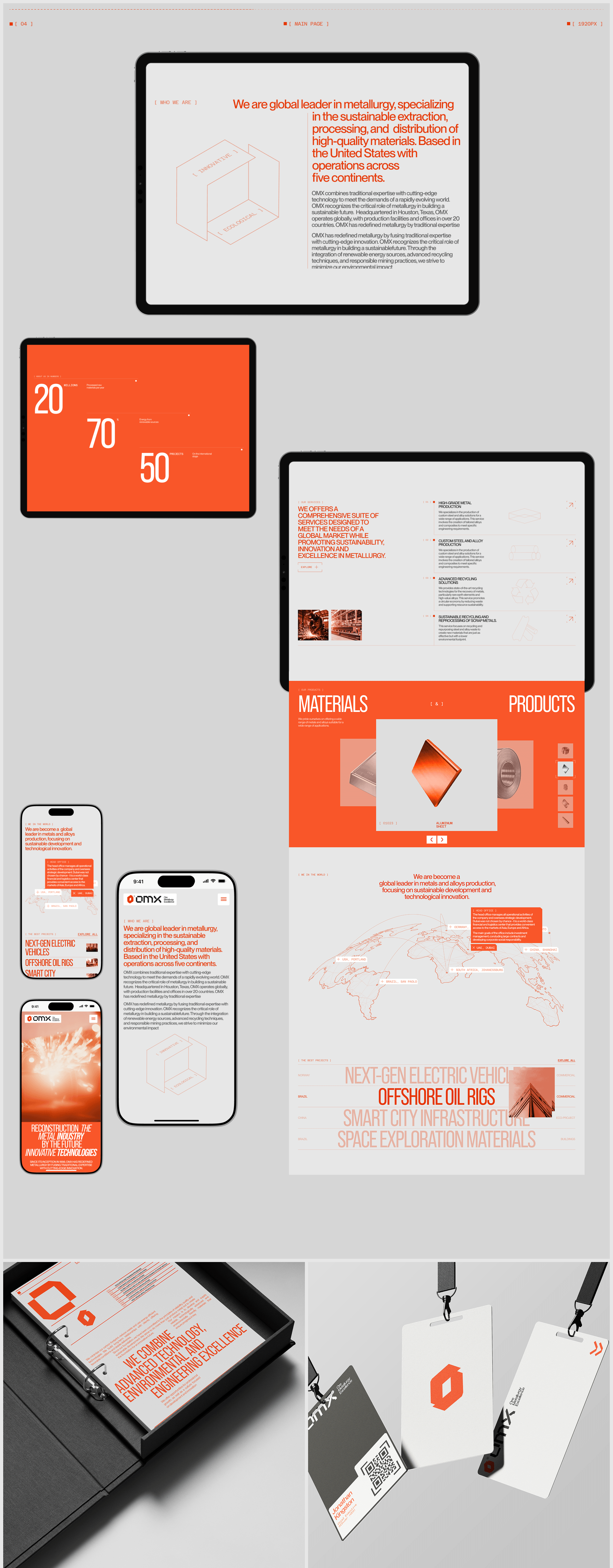 OMX | Web & Branding — Изображение №2 — Интерфейсы, Брендинг на Dprofile