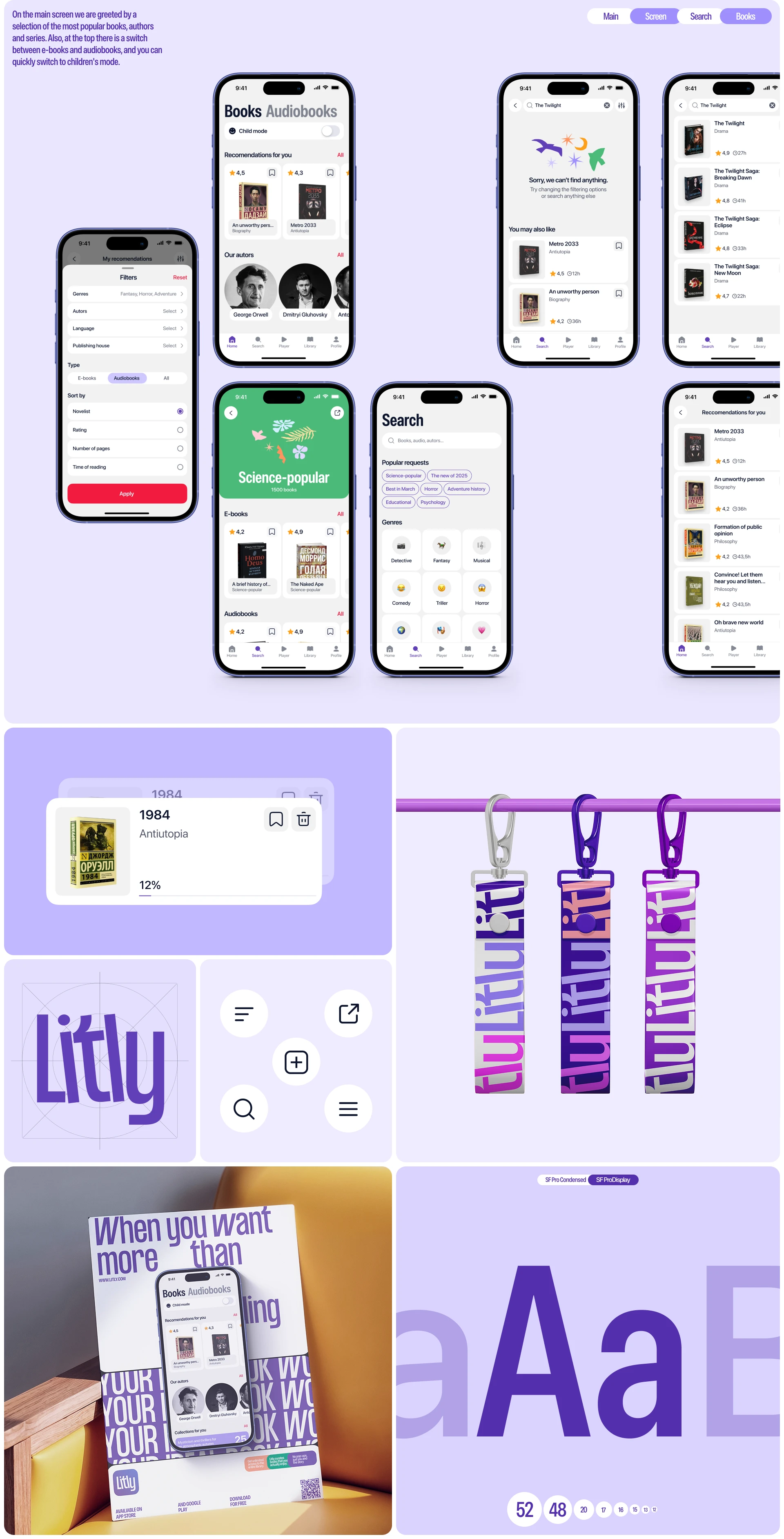 Litly | Mobile App — Изображение №5 — Интерфейсы на Dprofile