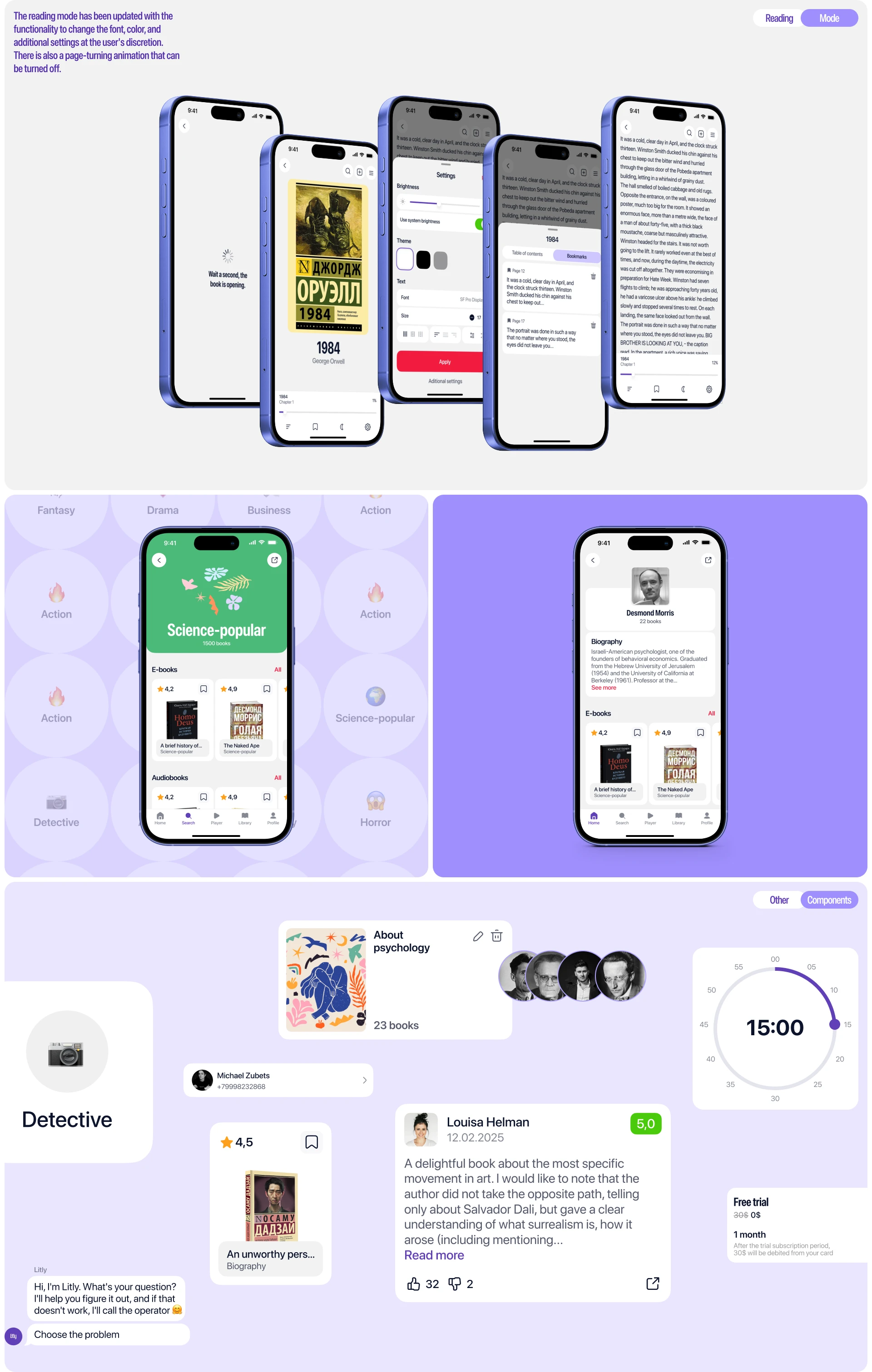 Litly | Mobile App — Изображение №6 — Интерфейсы на Dprofile