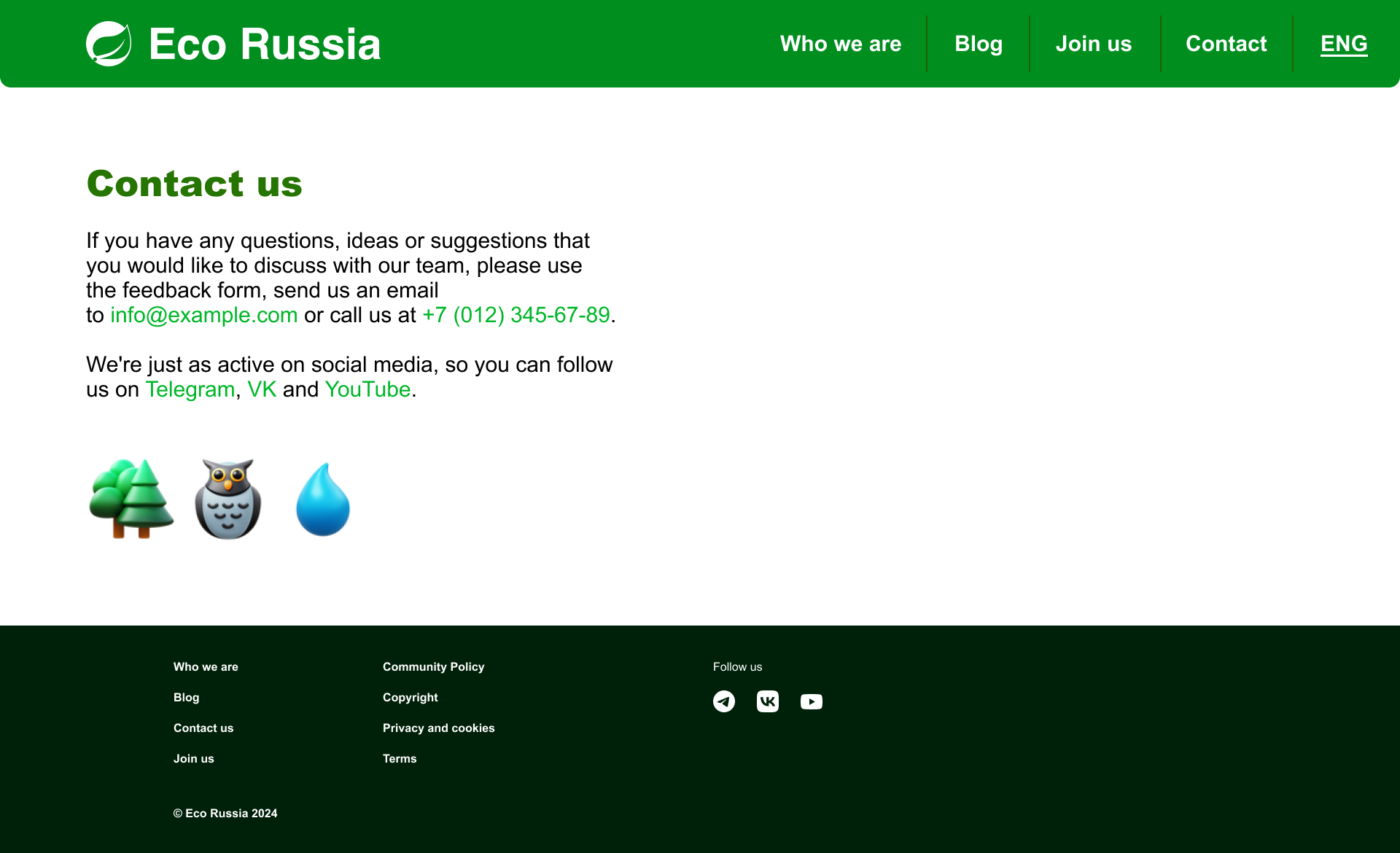 EcoRussia — Изображение №4 — Интерфейсы на Dprofile