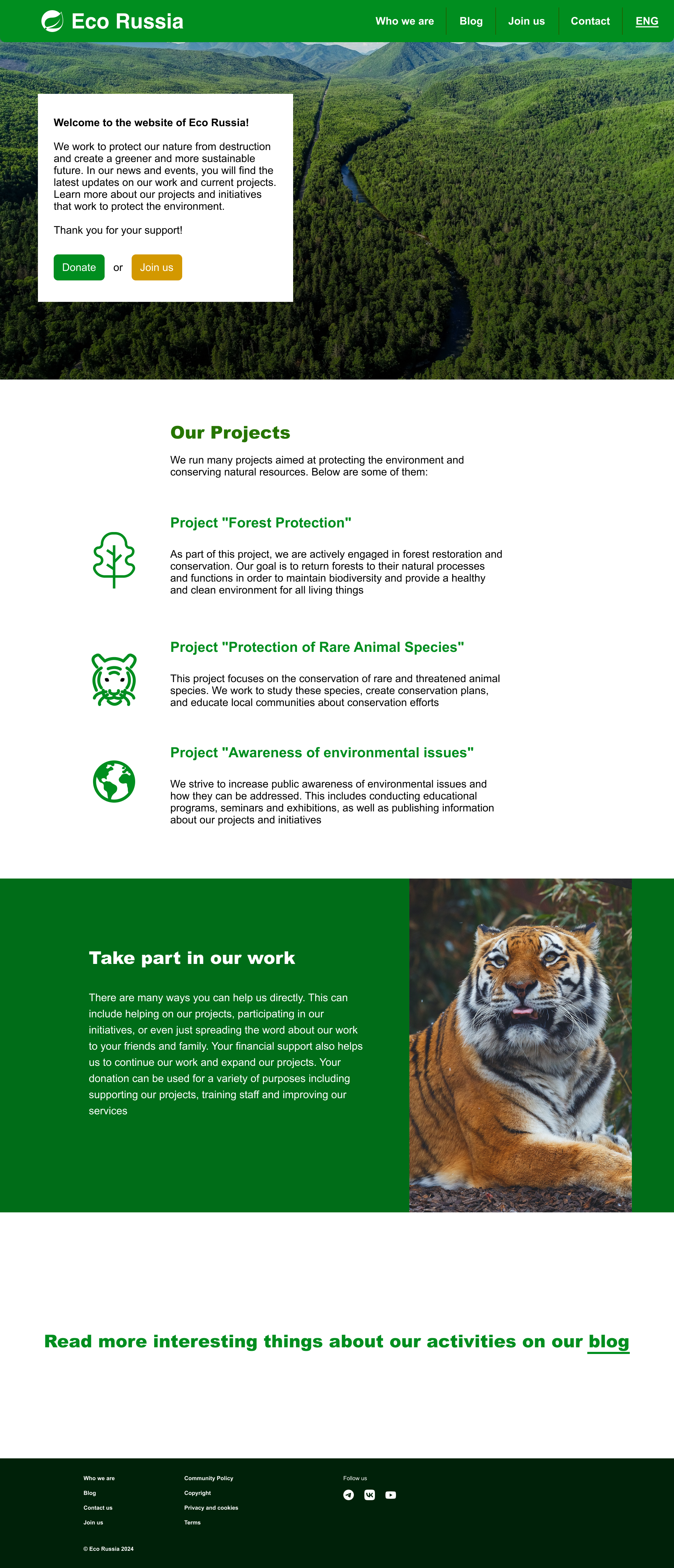 EcoRussia — Изображение №1 — Интерфейсы на Dprofile