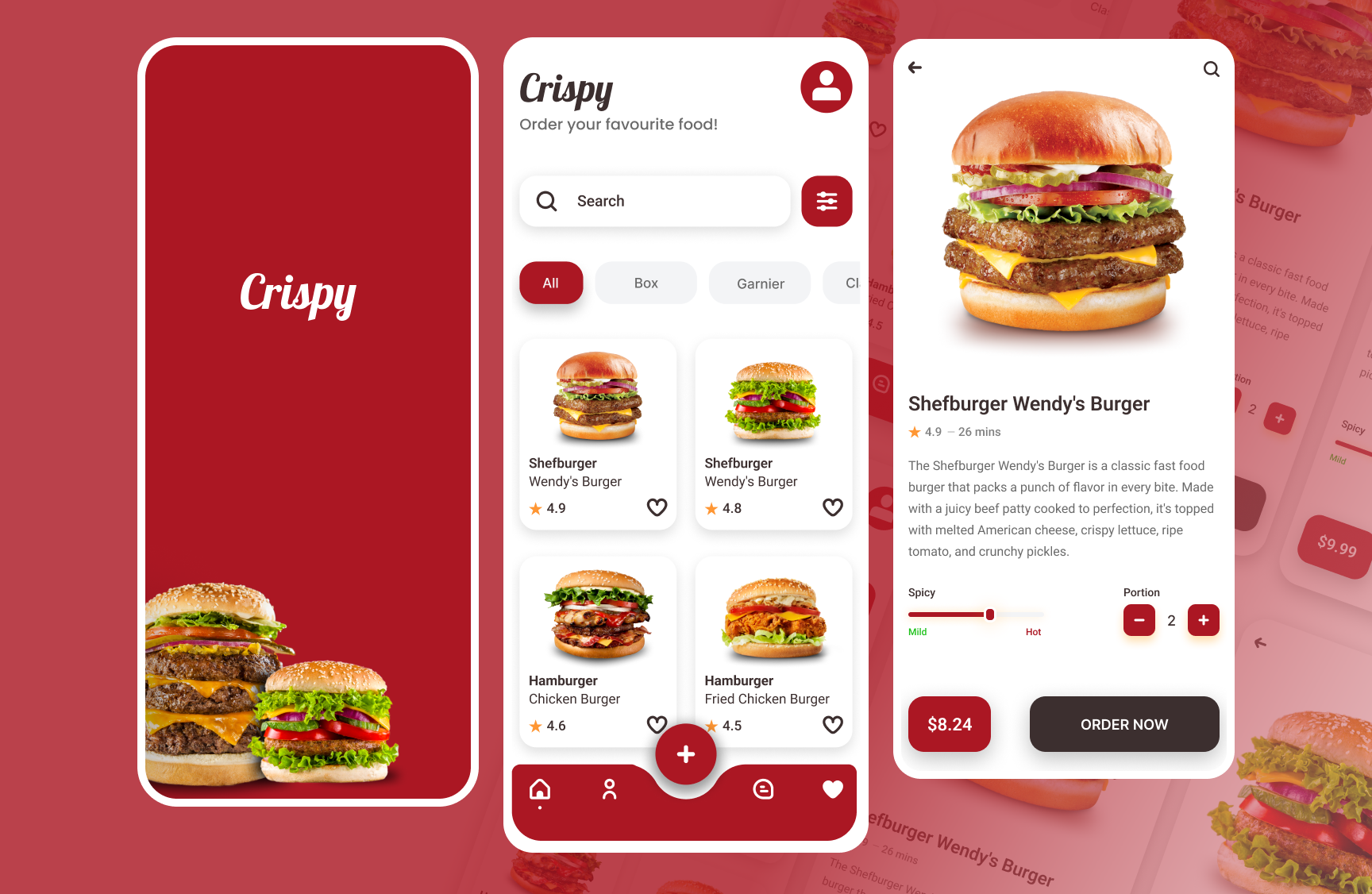 Ресторан Crispy — Изображение №1 — Интерфейсы на Dprofile