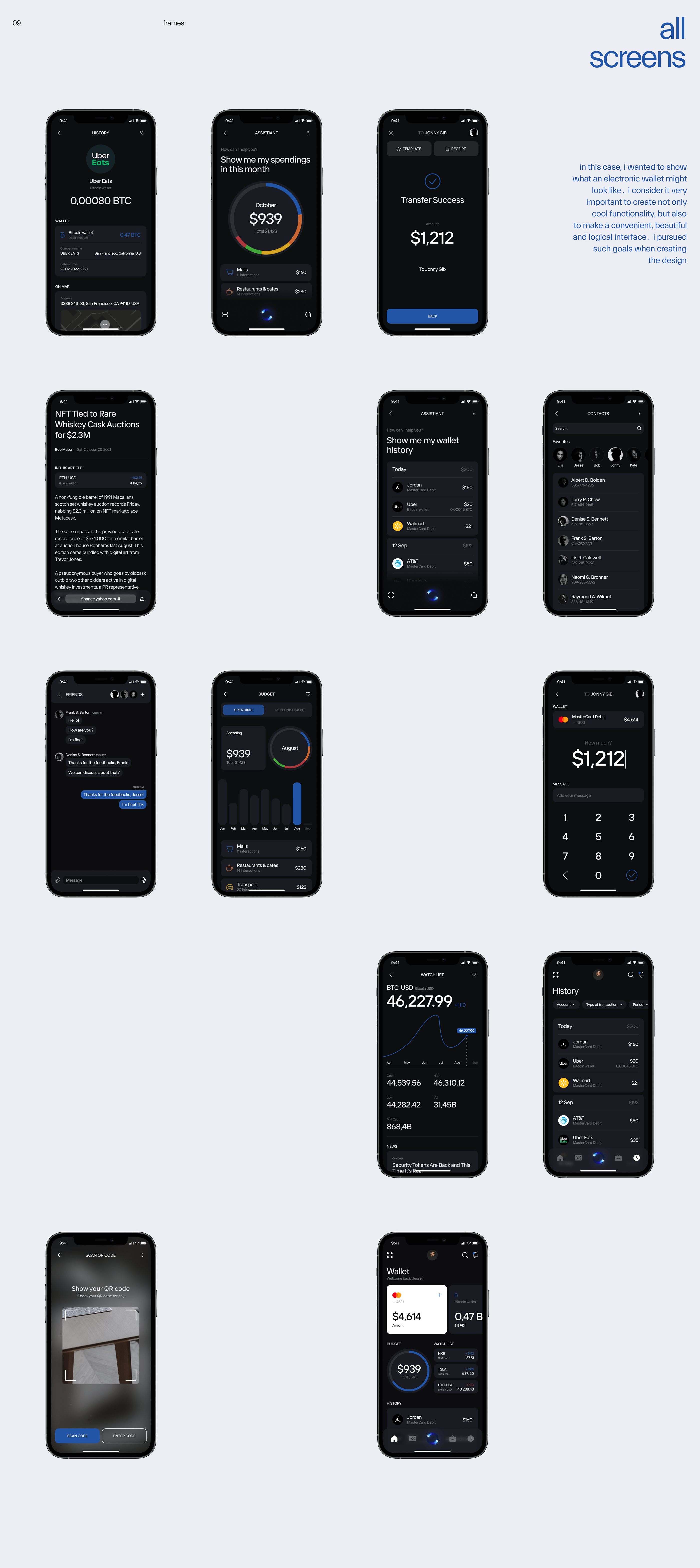 E_Wallet — Изображение №10 — Интерфейсы, Анимация на Dprofile