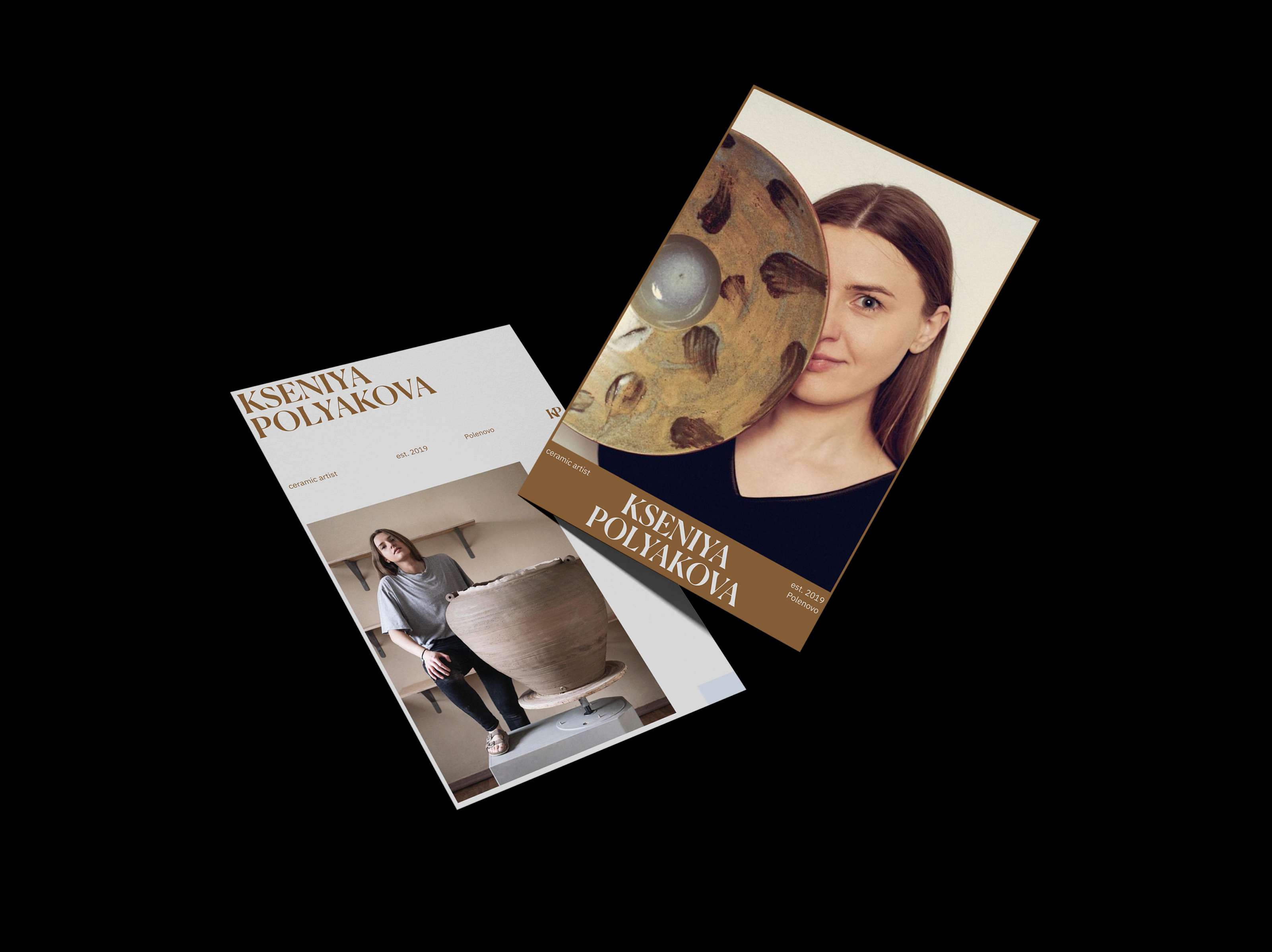ID для современного художника-керамиста Kseniya Polyakova — Изображение №16 — Брендинг на Dprofile