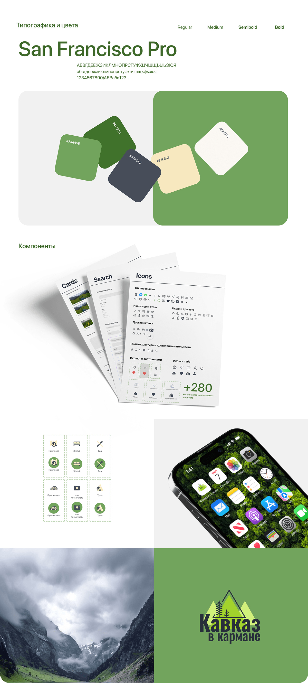 Приложение "Кавказ в кармане" | Mobile App — Изображение №8 — Интерфейсы на Dprofile