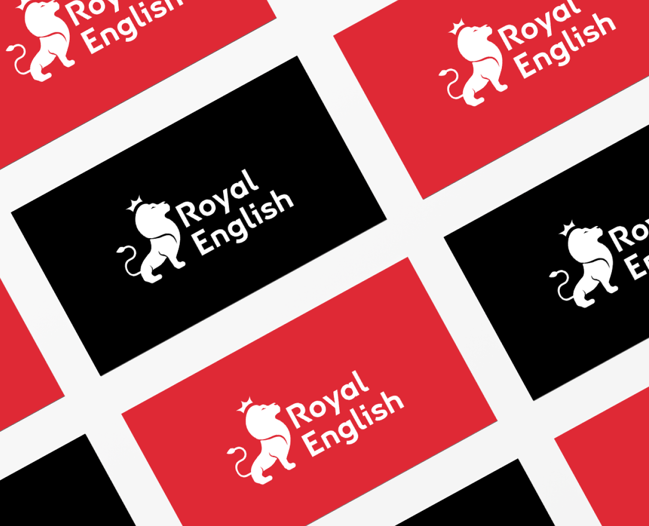 Школа английского языка Royal Englishnglish. Фирменный стиль. — Брендинг на Dprofile