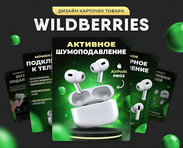 Дизайн карточки товара Wildberries | Инфографика — Интерфейсы, Графика, Маркетинг на Dprofile