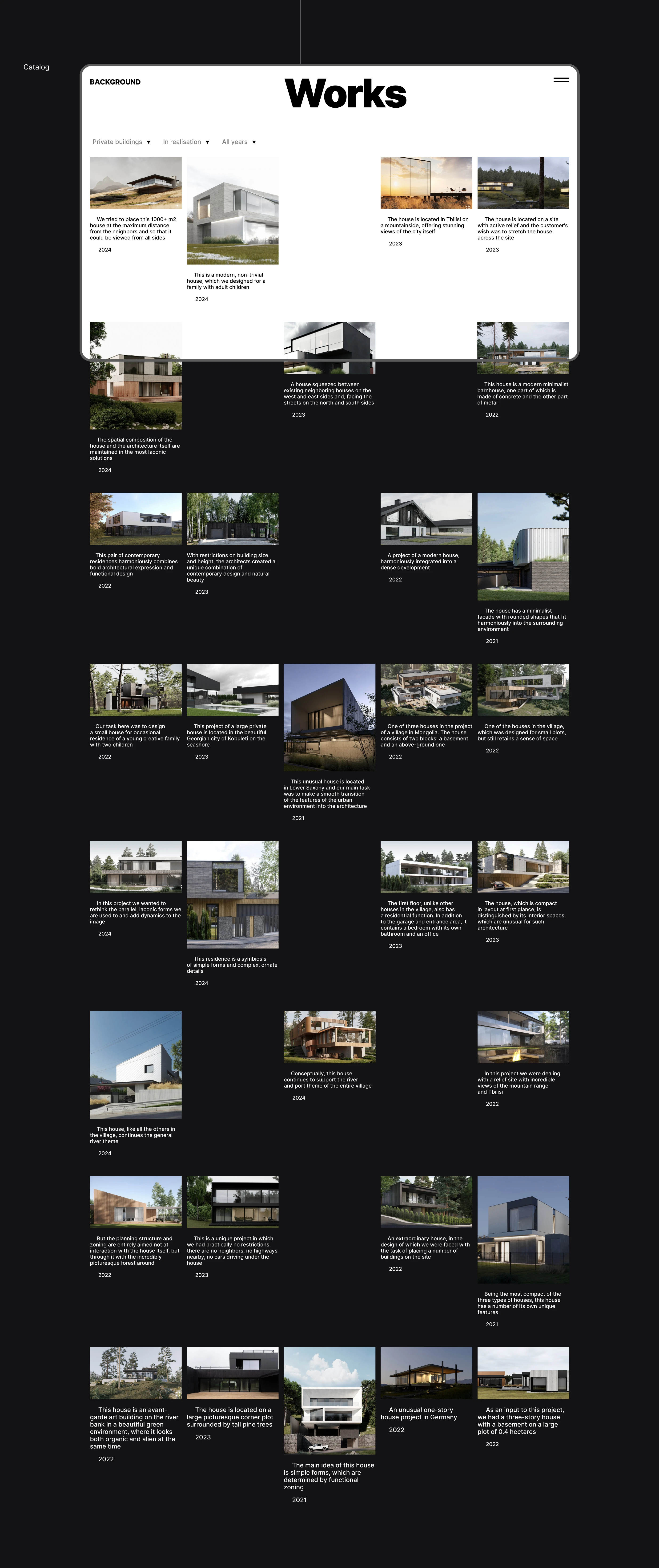 Website of the architectural bureau — Изображение №4 — Интерфейсы на Dprofile