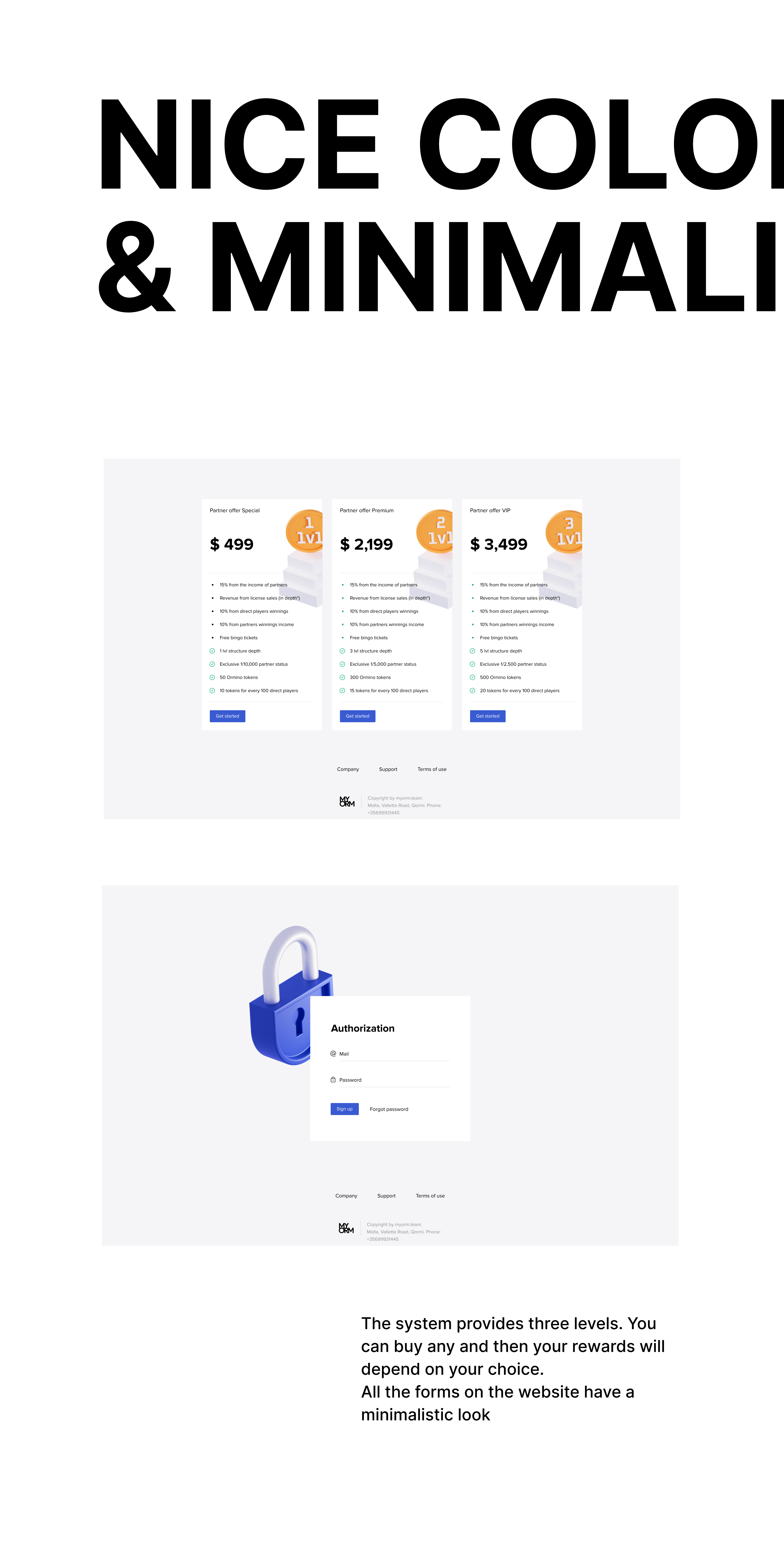 MyORM — cryptocurrencym, lottery, btc, eth, обменник крипто — Изображение №6 — Интерфейсы, Иллюстрация на Dprofile