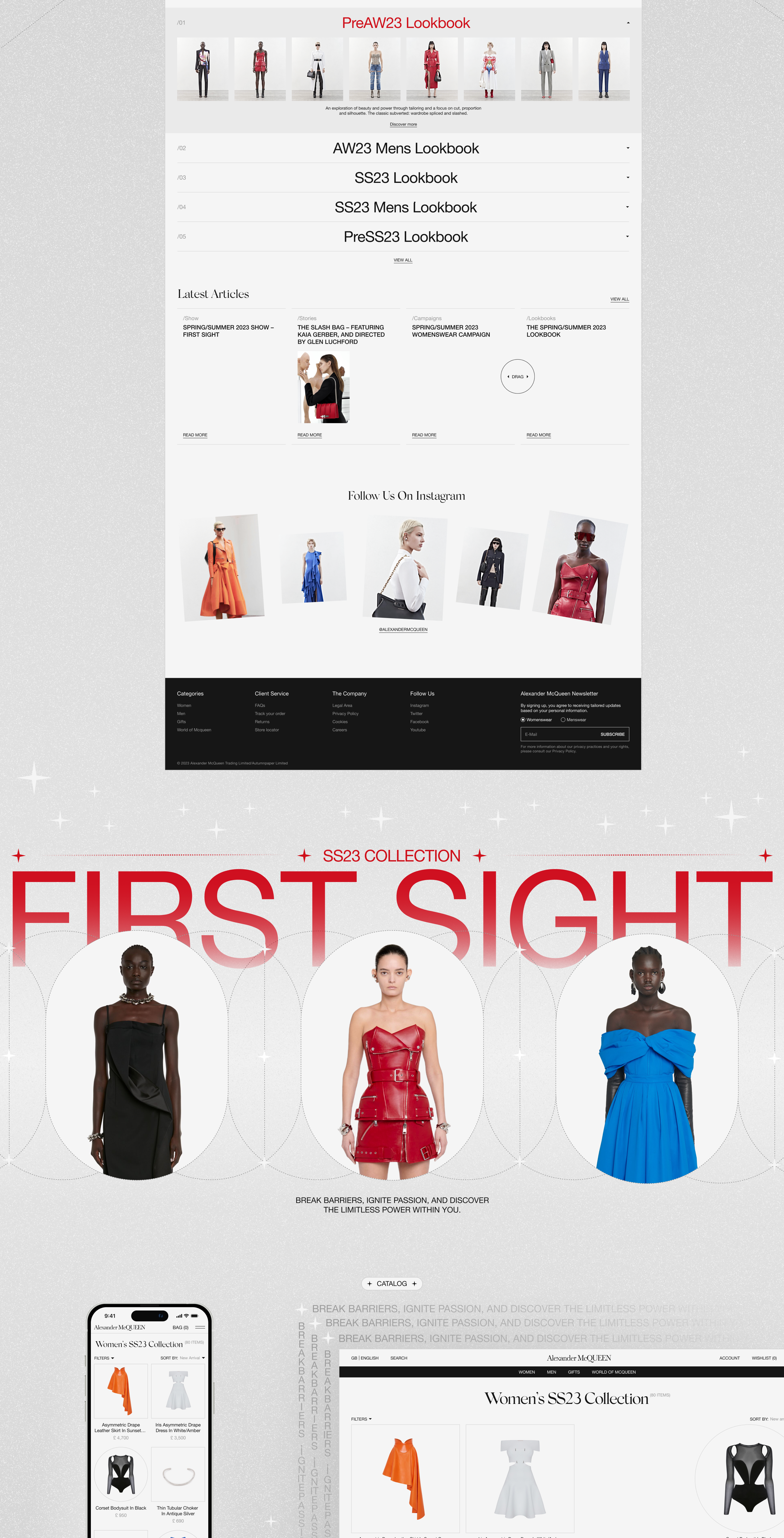 Alexander McQueen | E-commerce Redesign — Изображение №3 — Интерфейсы на Dprofile