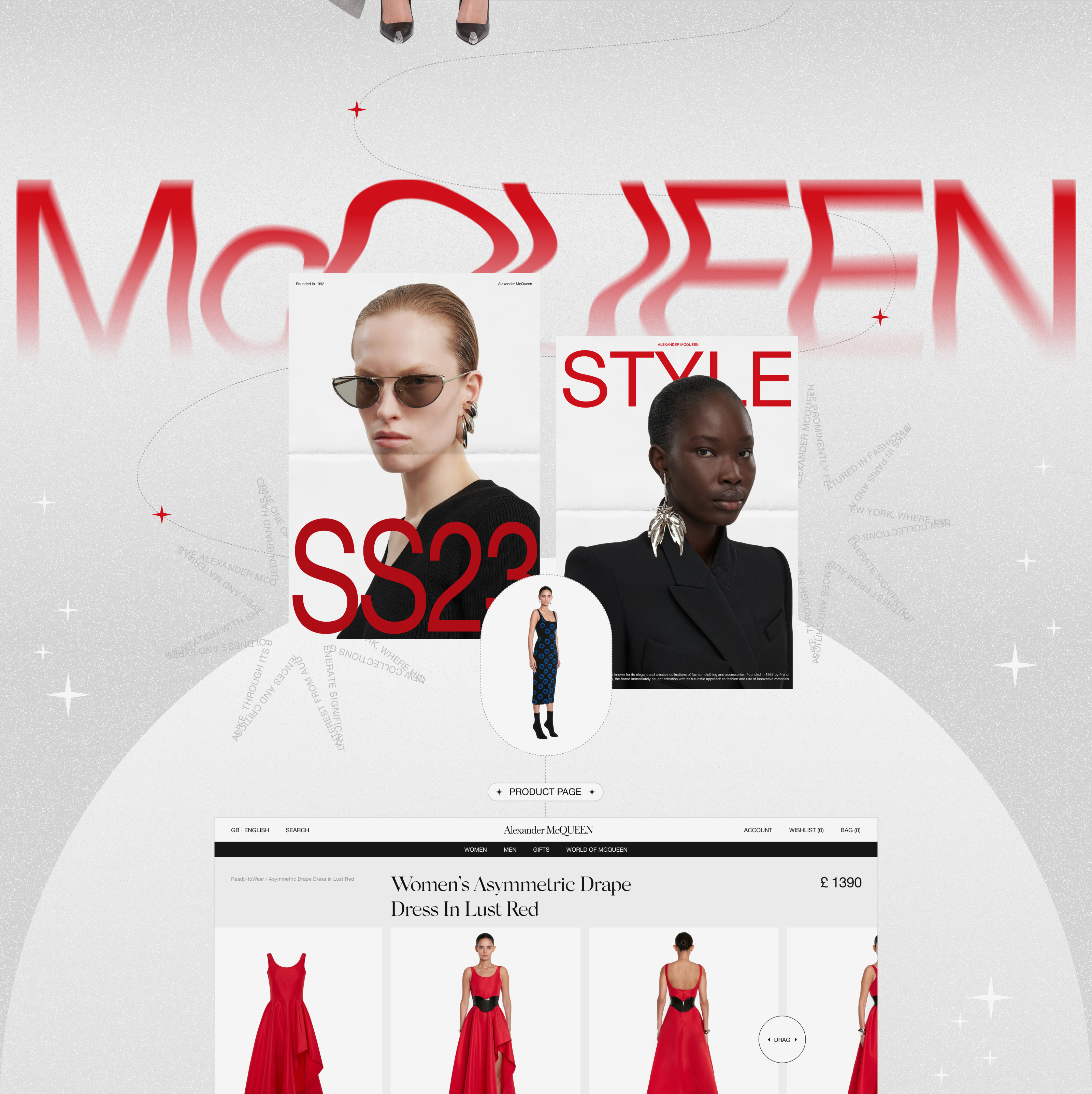 Alexander McQueen | E-commerce Redesign — Изображение №5 — Интерфейсы на Dprofile