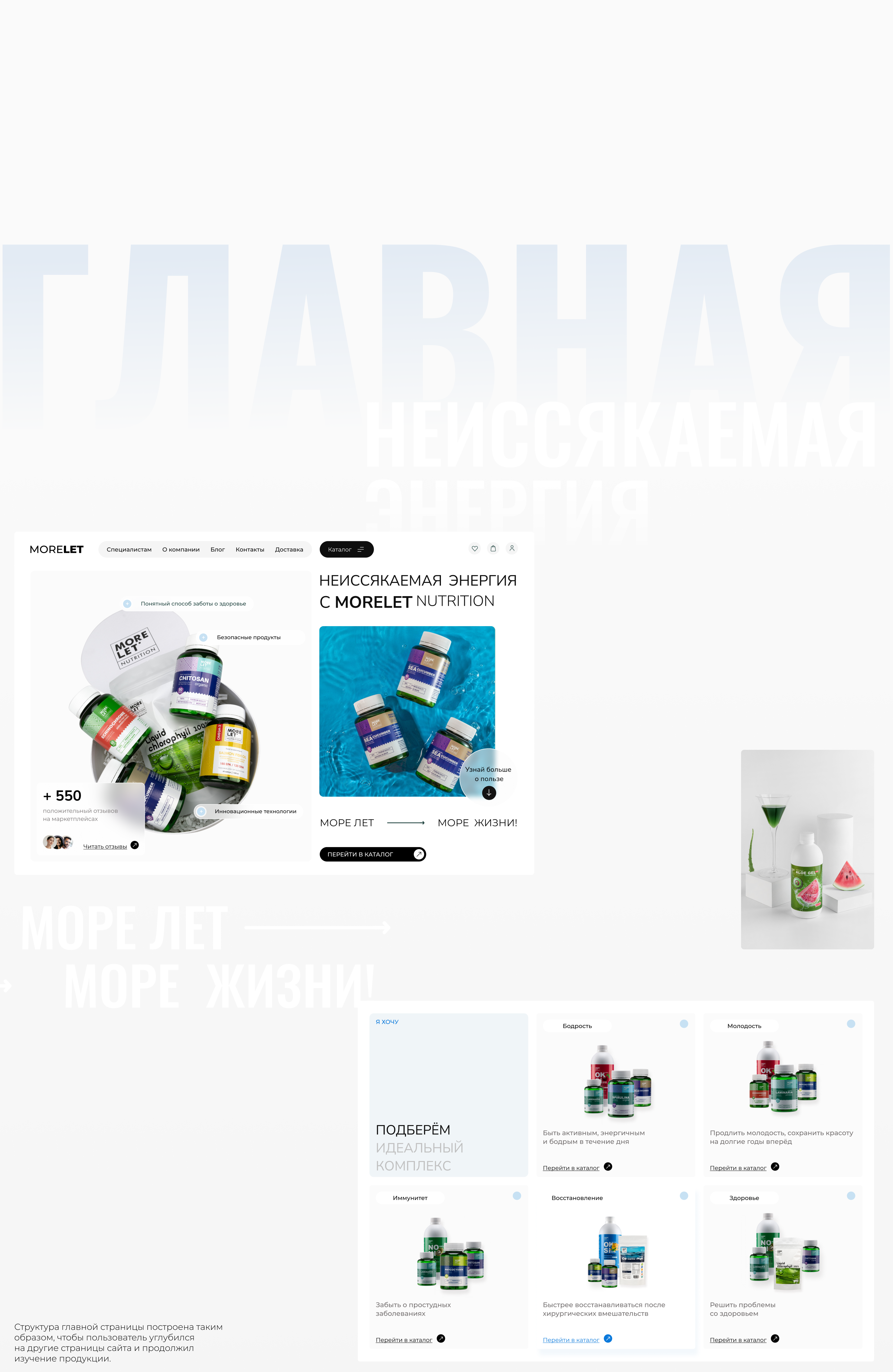 Интернет магазин MORELET — Изображение №8 — Интерфейсы на Dprofile