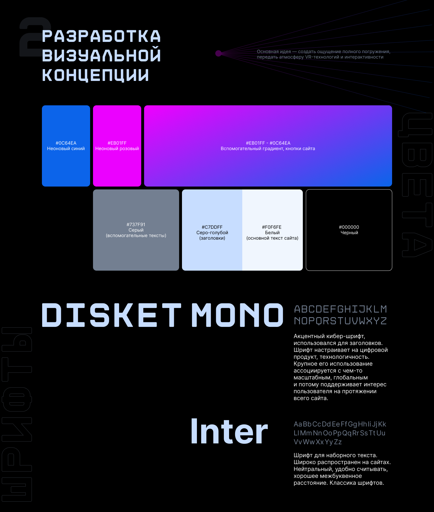 Landing Page/Музей виртуальной реальности (VR) — Изображение №4 — Интерфейсы на Dprofile