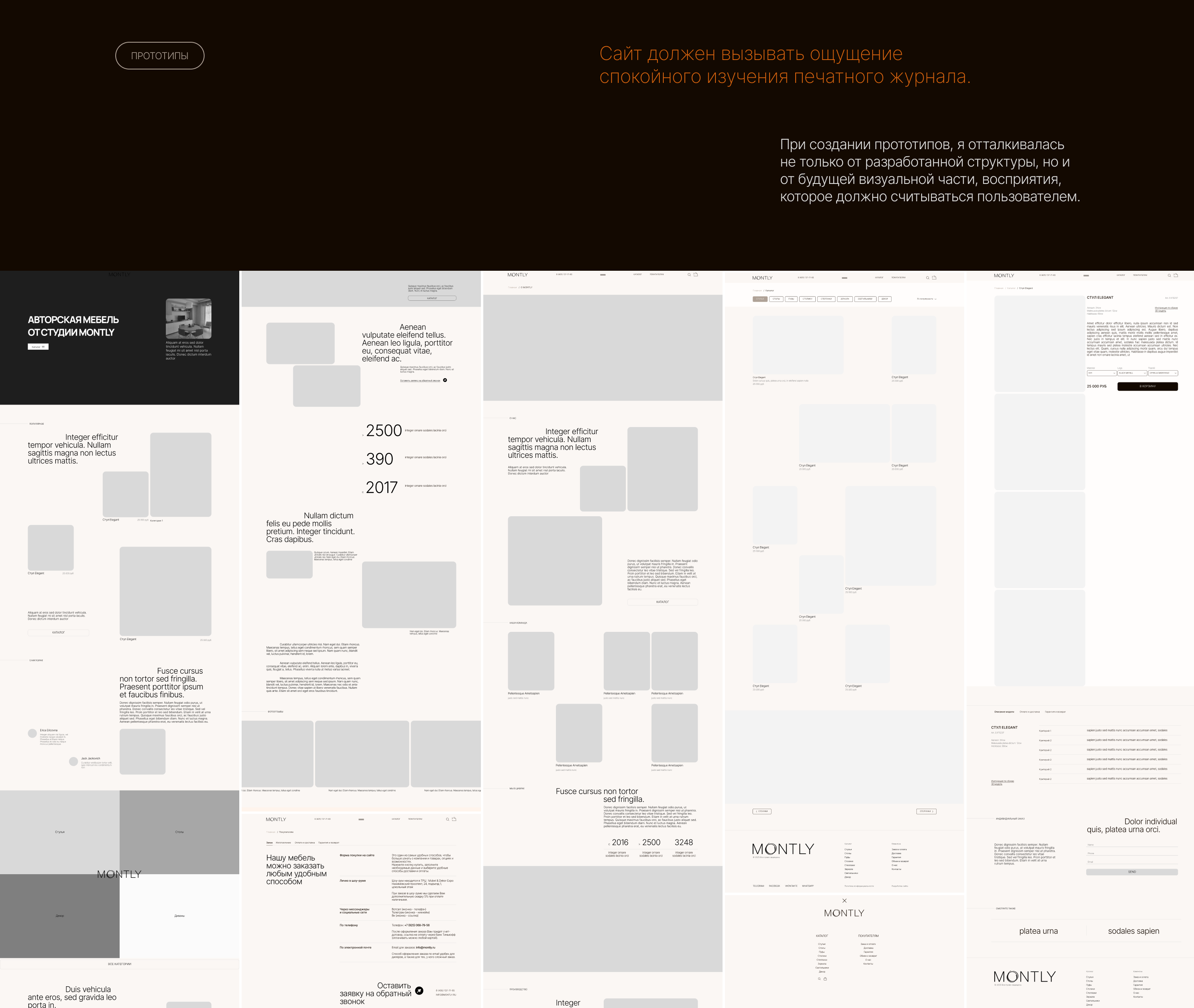 Интернет-магазин мебели и декора/Сайт магазина мебели — Изображение №6 — Интерфейсы на Dprofile
