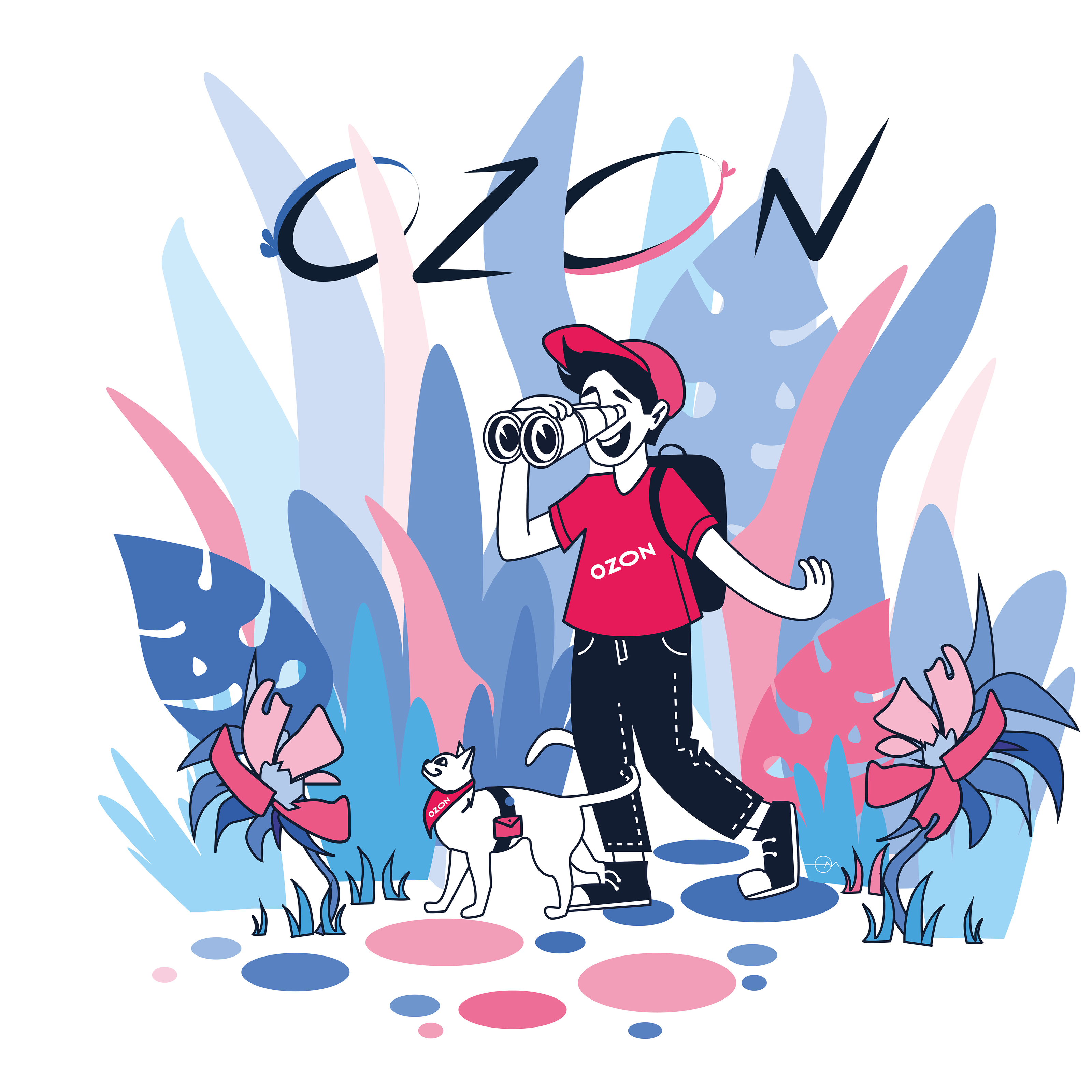 OZON ballon — Изображение №7 — Иллюстрация, Графика на Dprofile