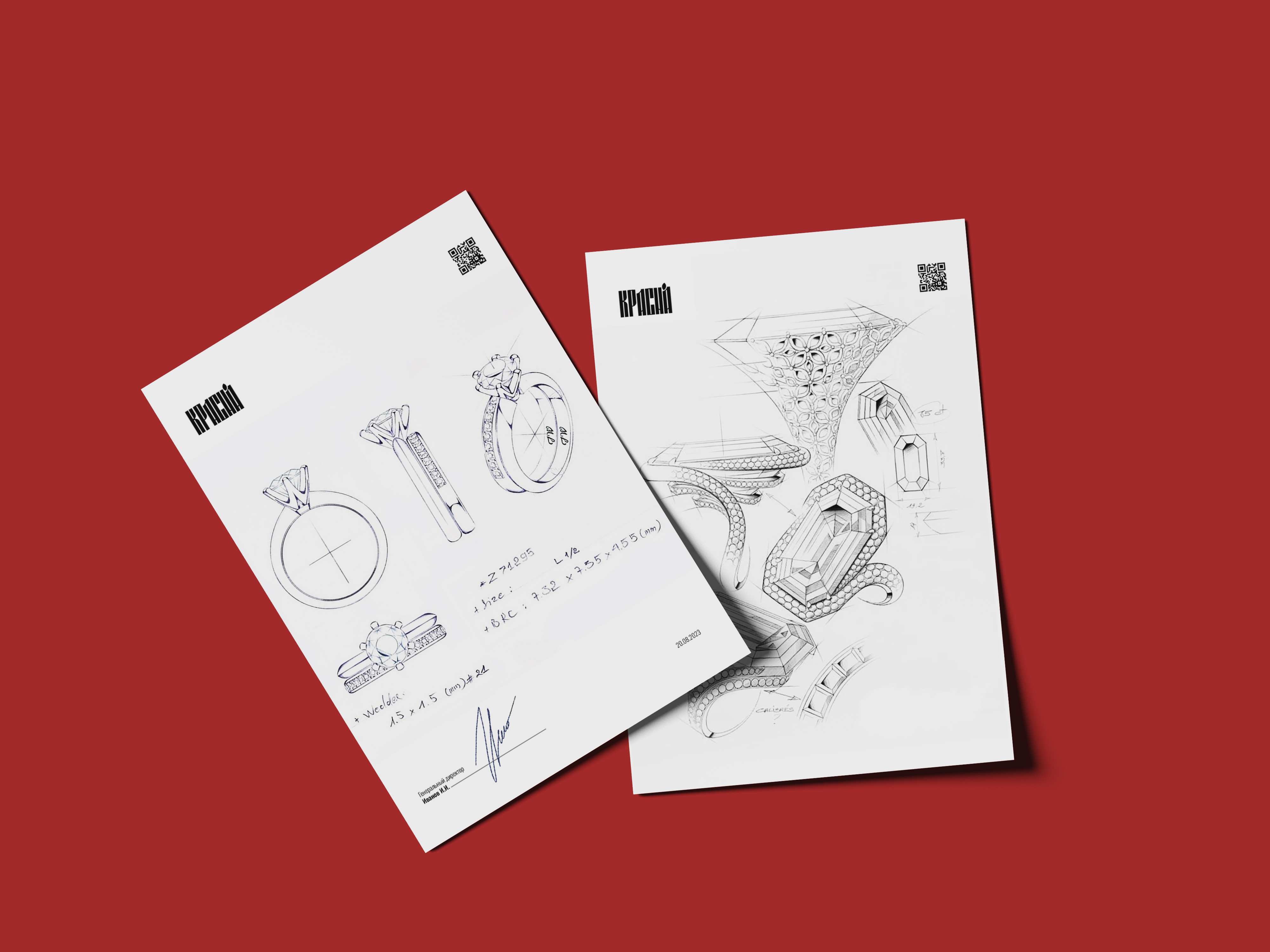 Бренд украшений КРАСНА — Изображение №14 — Брендинг, Графика на Dprofile