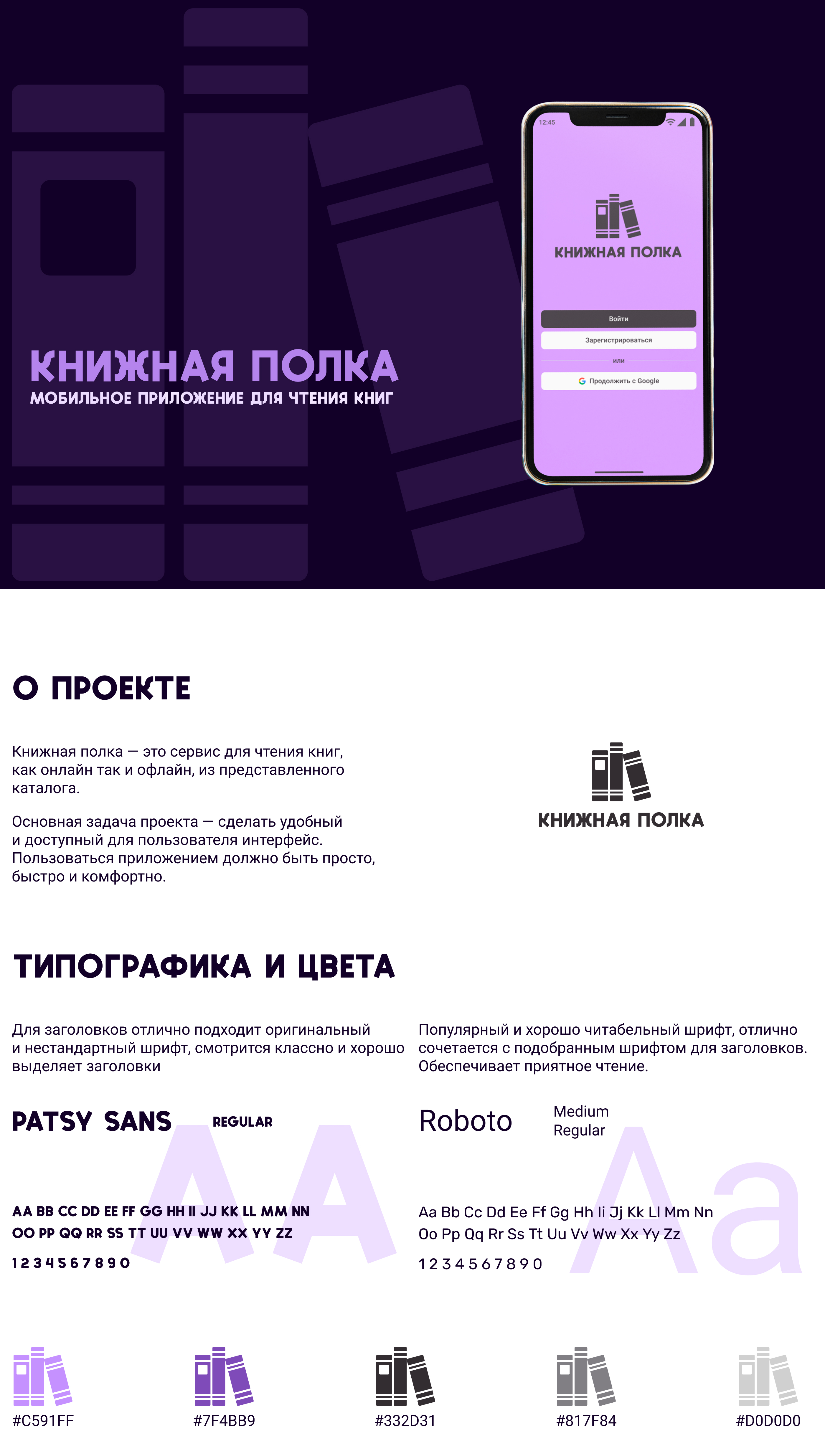 Мобильное приложение для чтения книг — Изображение №1 — Интерфейсы, Маркетинг на Dprofile