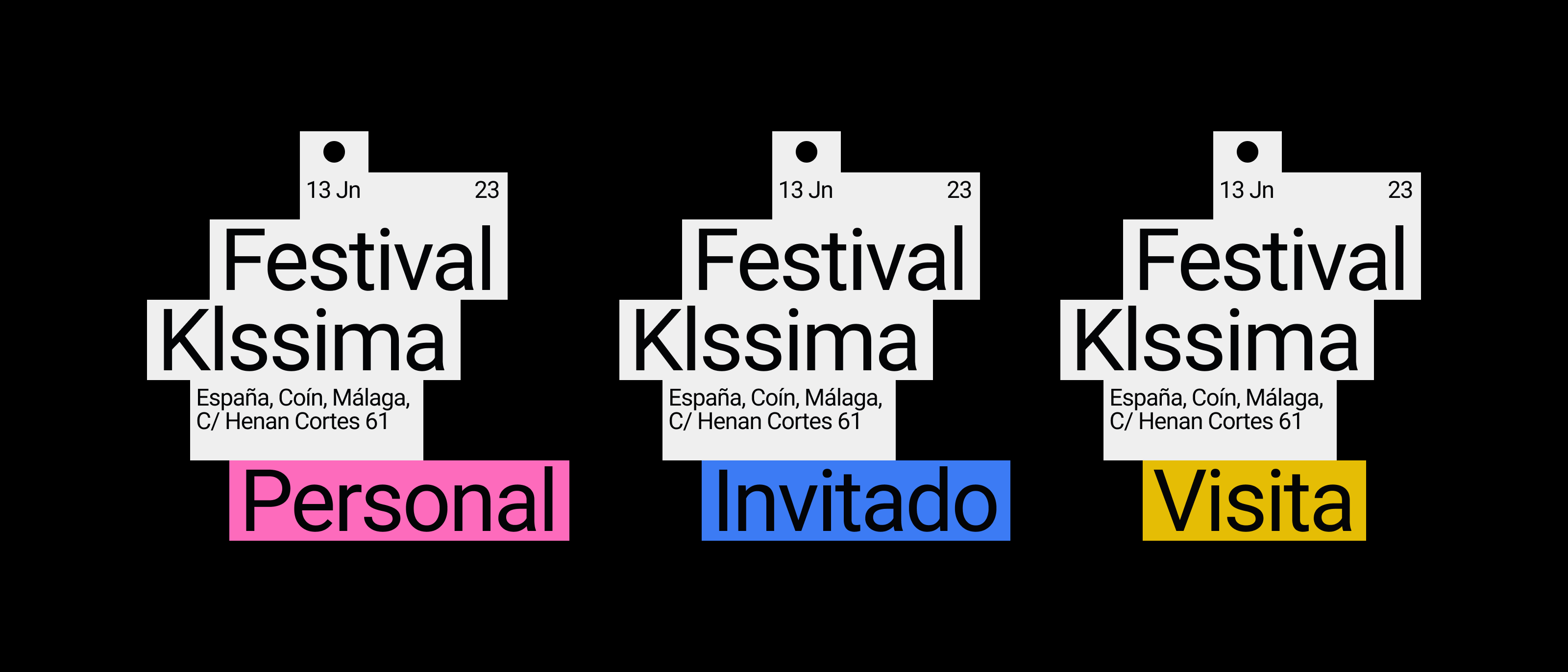 Festival Klssima — Concept — Изображение №5 — Брендинг, Графика на Dprofile
