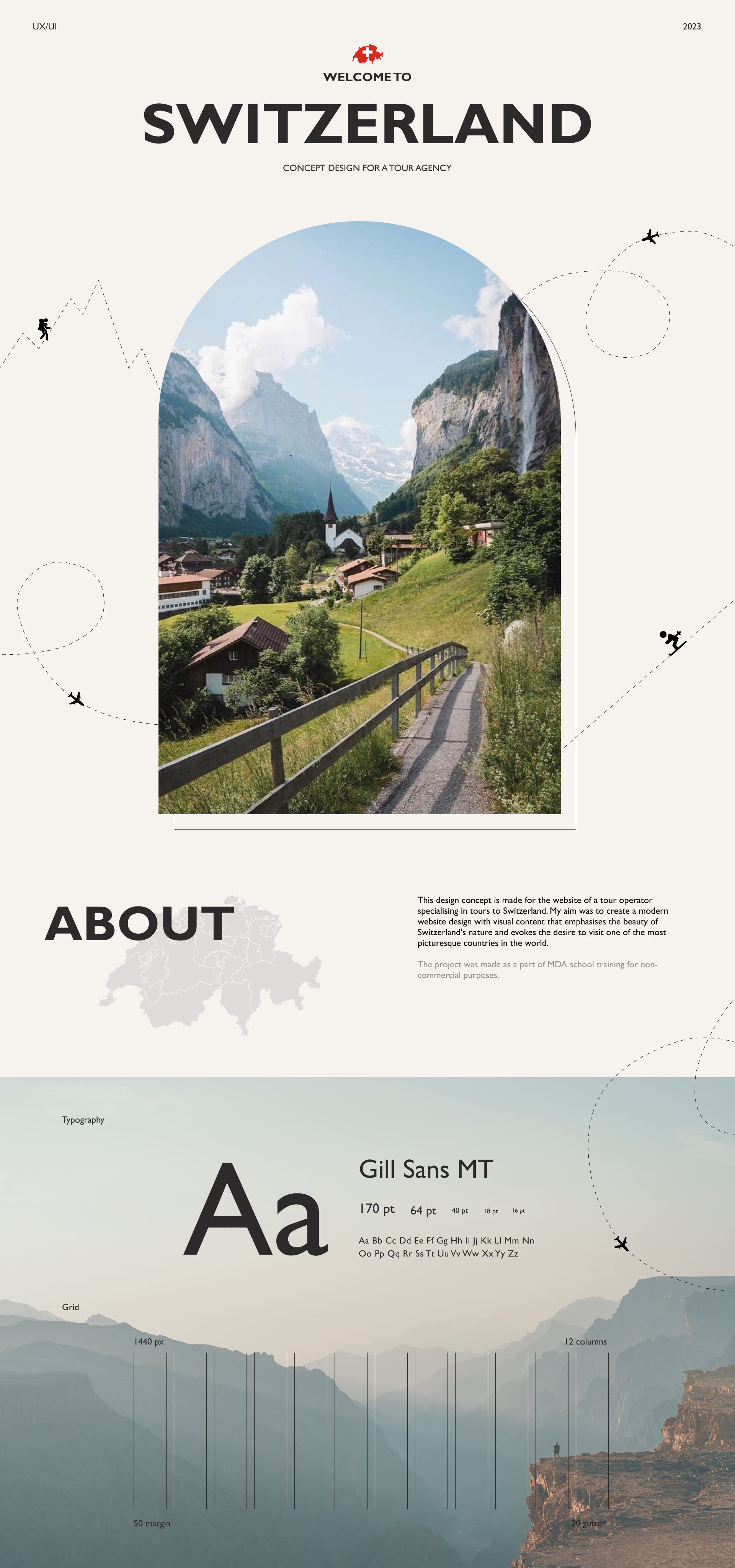 SWITZERLAND | Tour agency — Изображение №1 — Интерфейсы на Dprofile